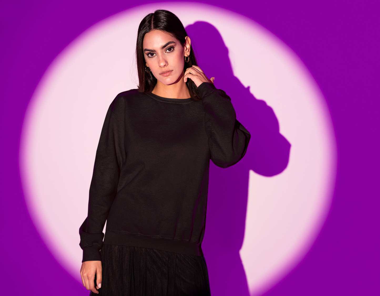 Black Snowsoft Unisex Sweatshirt