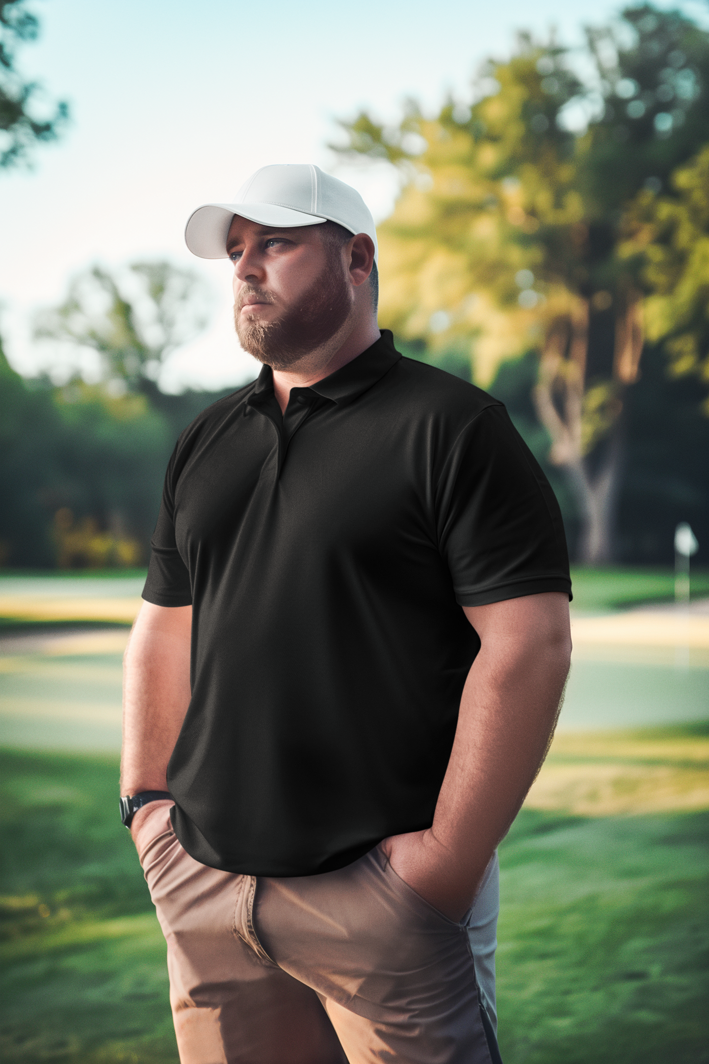 Black Plus Polo Unisex Polo