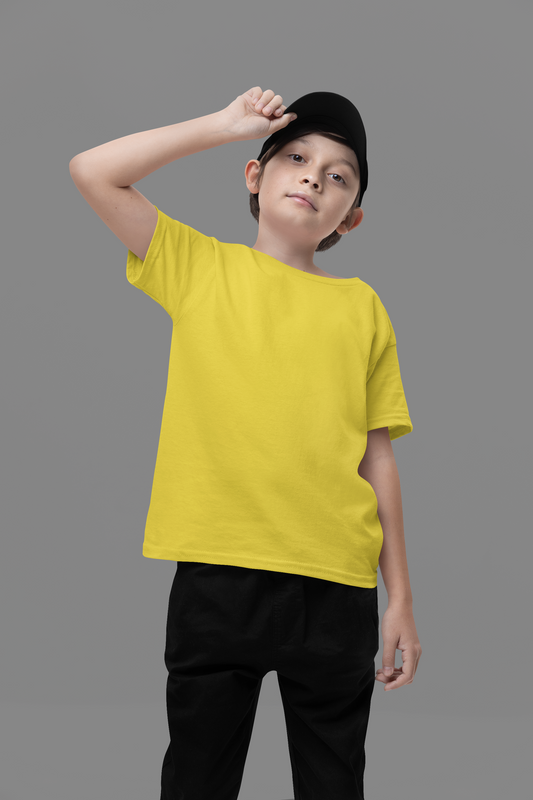 Yellow Kids Premium 160 Toddler Round Neck