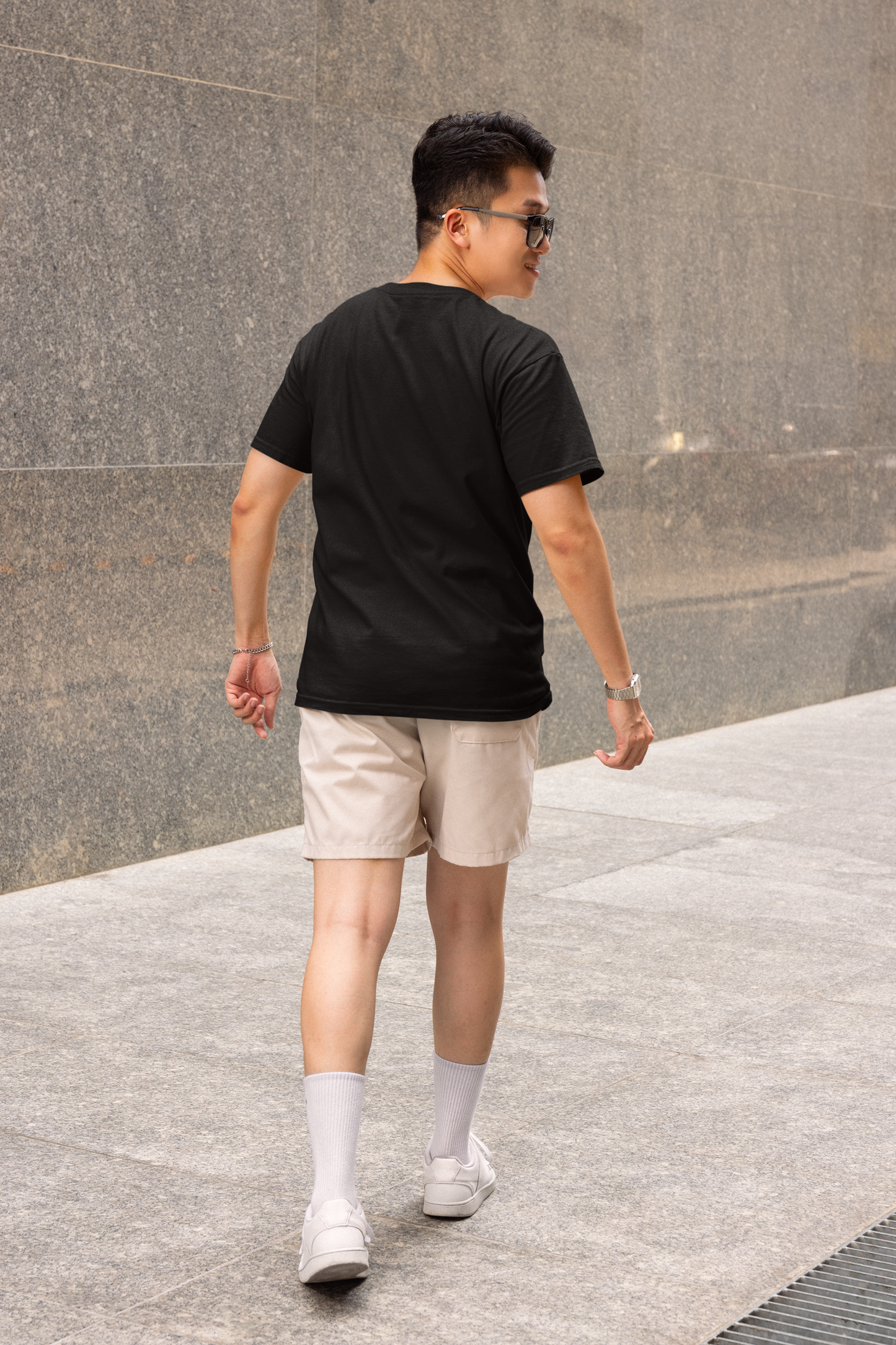 Black Premium Supima 180 GSM Unisex Round Neck