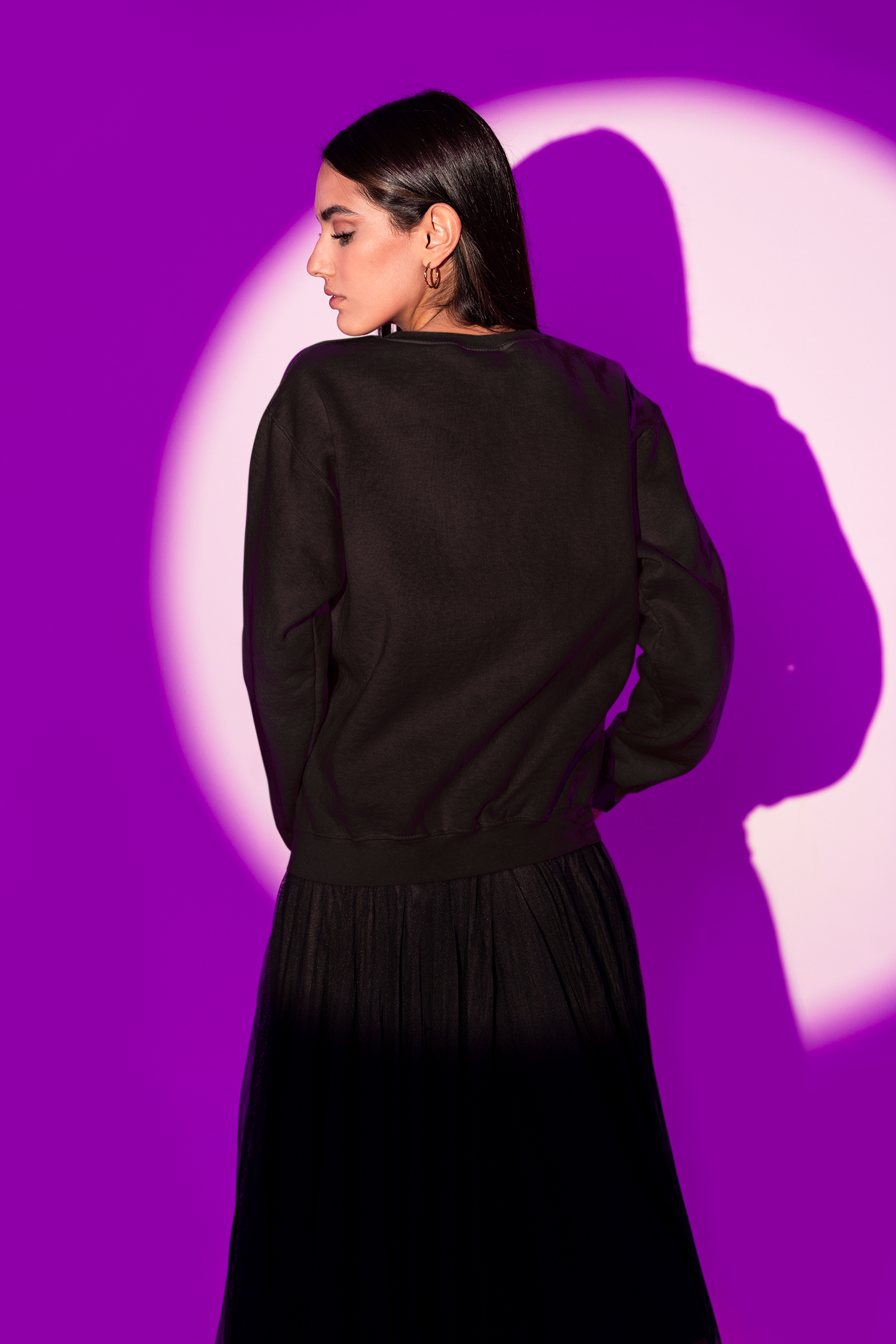 Black Snowsoft Unisex Sweatshirt