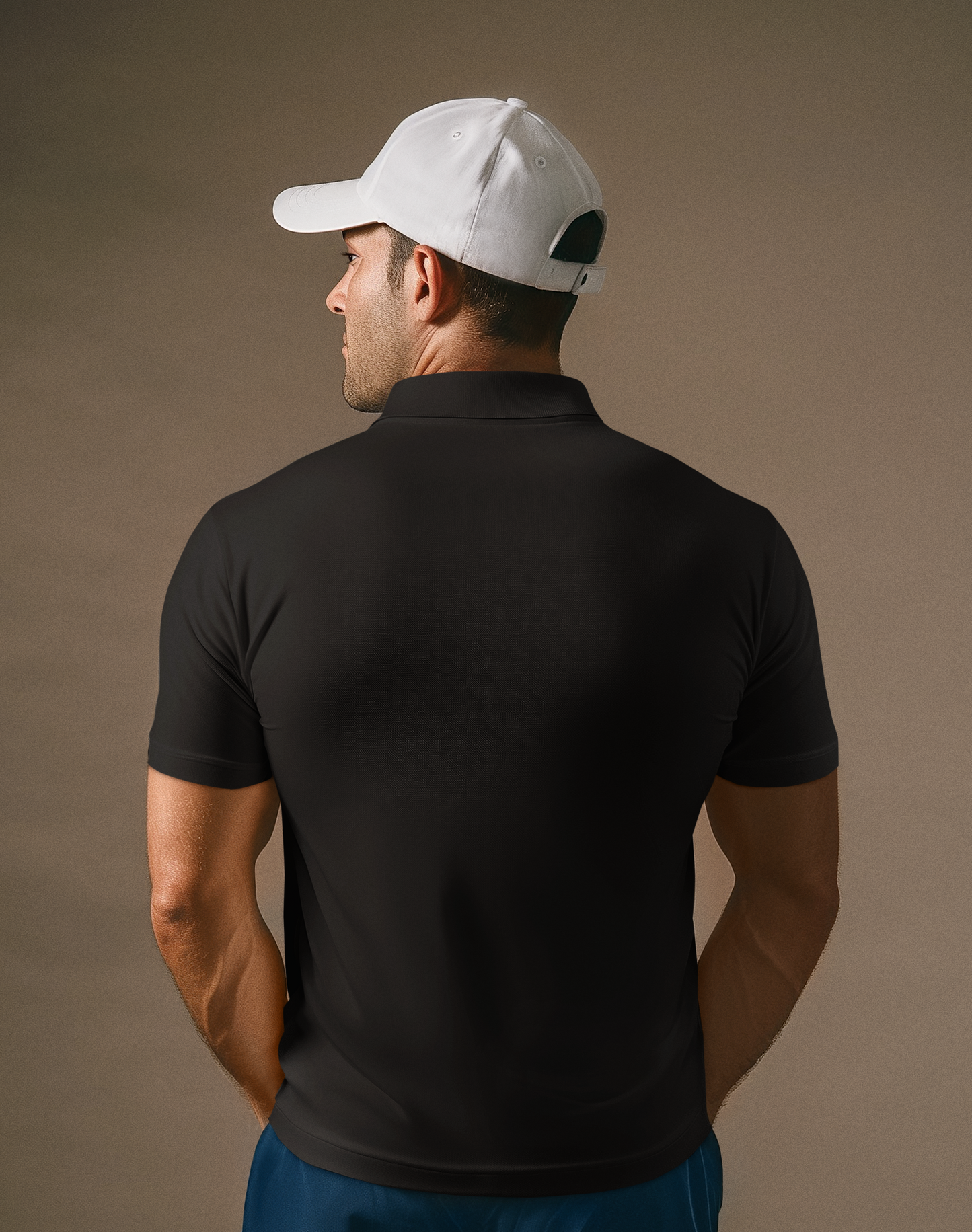 Black CVC Polo Unisex Polo
