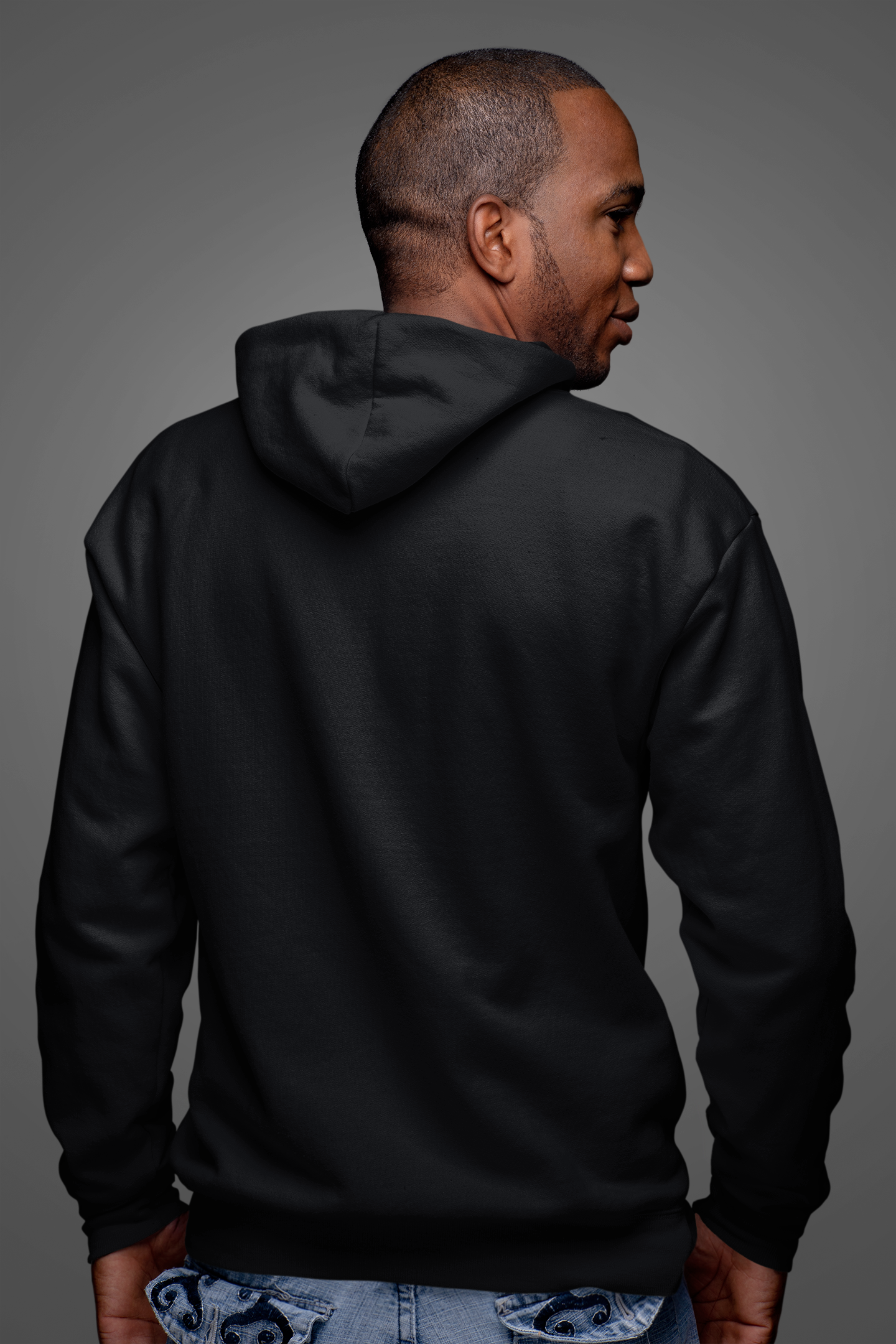 Black Snowsoft Unisex Zipper Hoodie