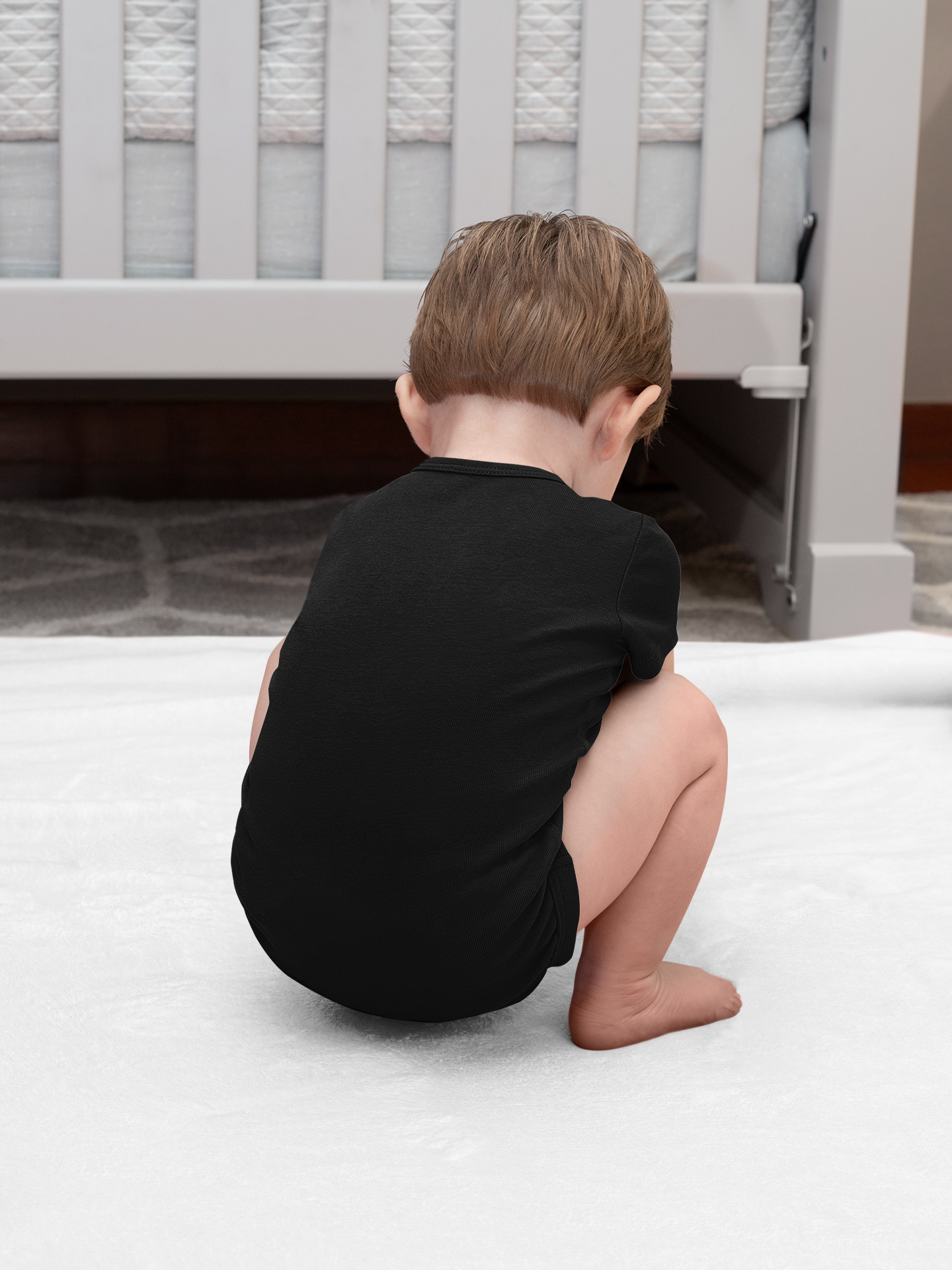 Black Kids Premium 160 Infant Romper