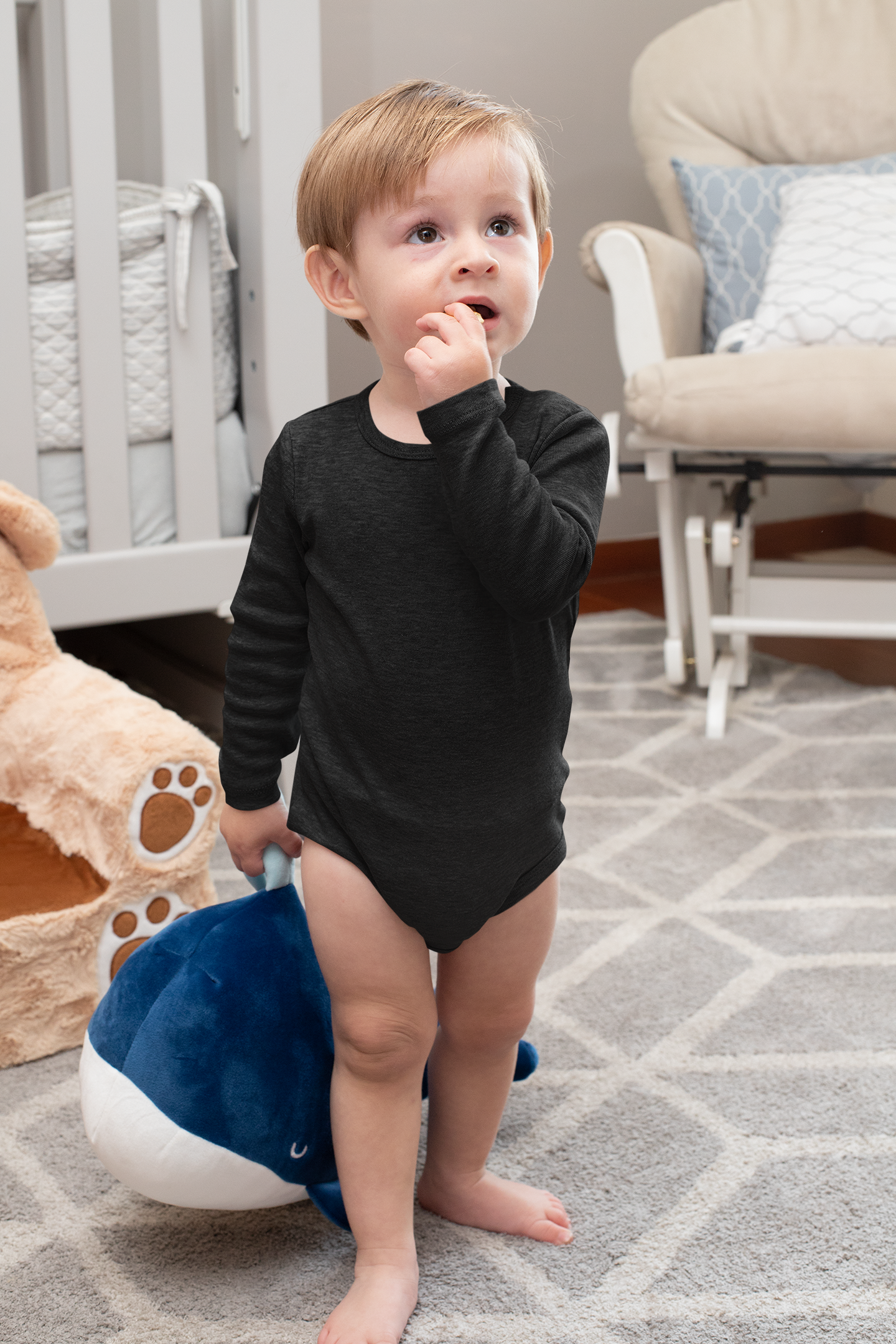 Black Kids Premium 160 Infant Romper
