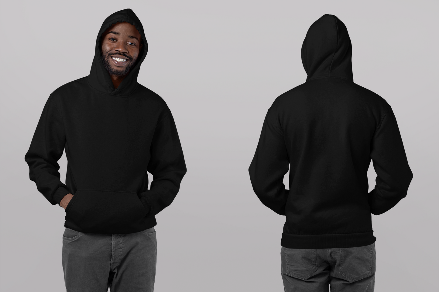 Black Snowsoft Unisex Pullover Hoodie