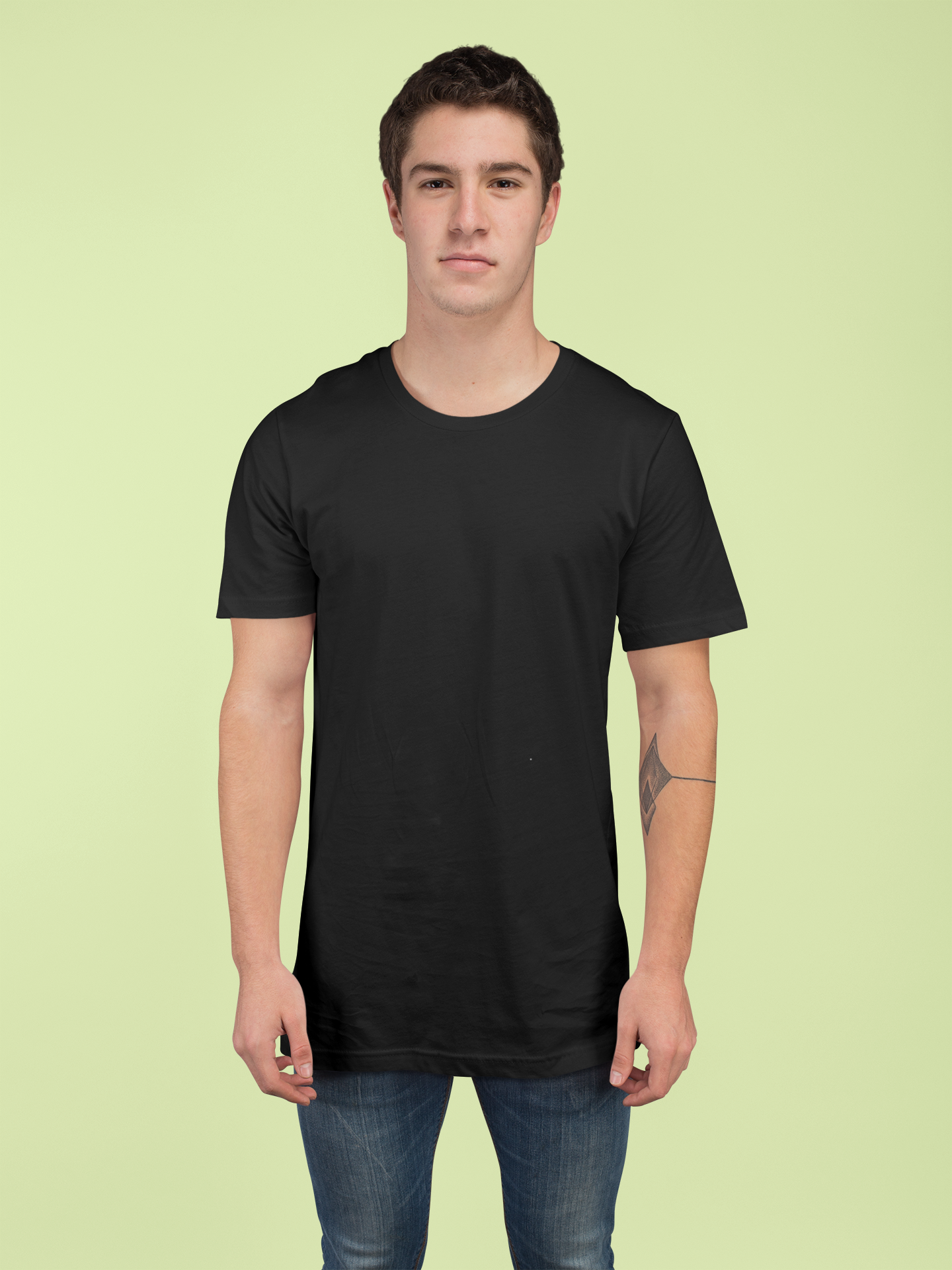 Black Premium Venus 180 GSM Unisex Round Neck