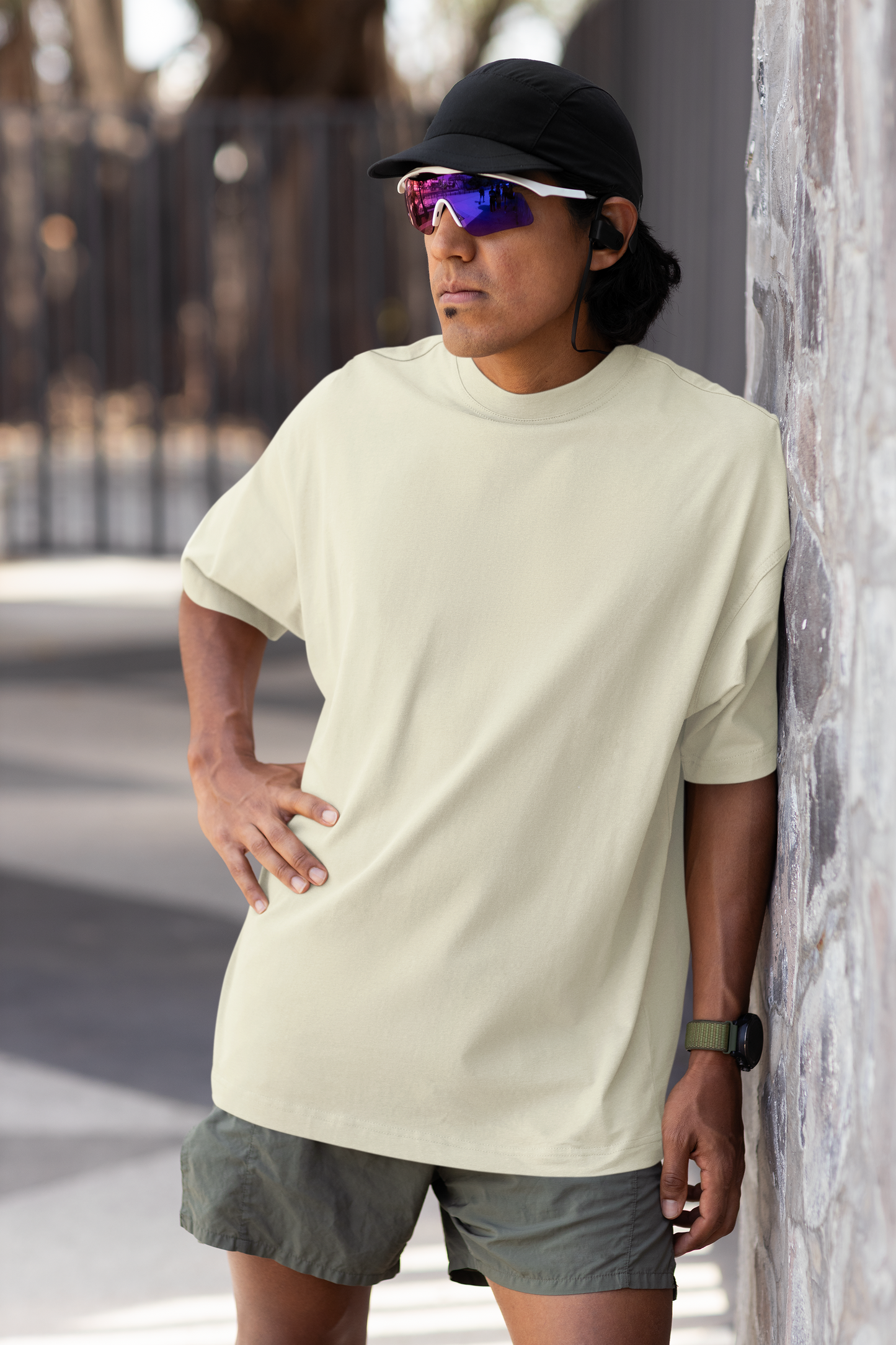 Off White Men 220 GSM Oversized