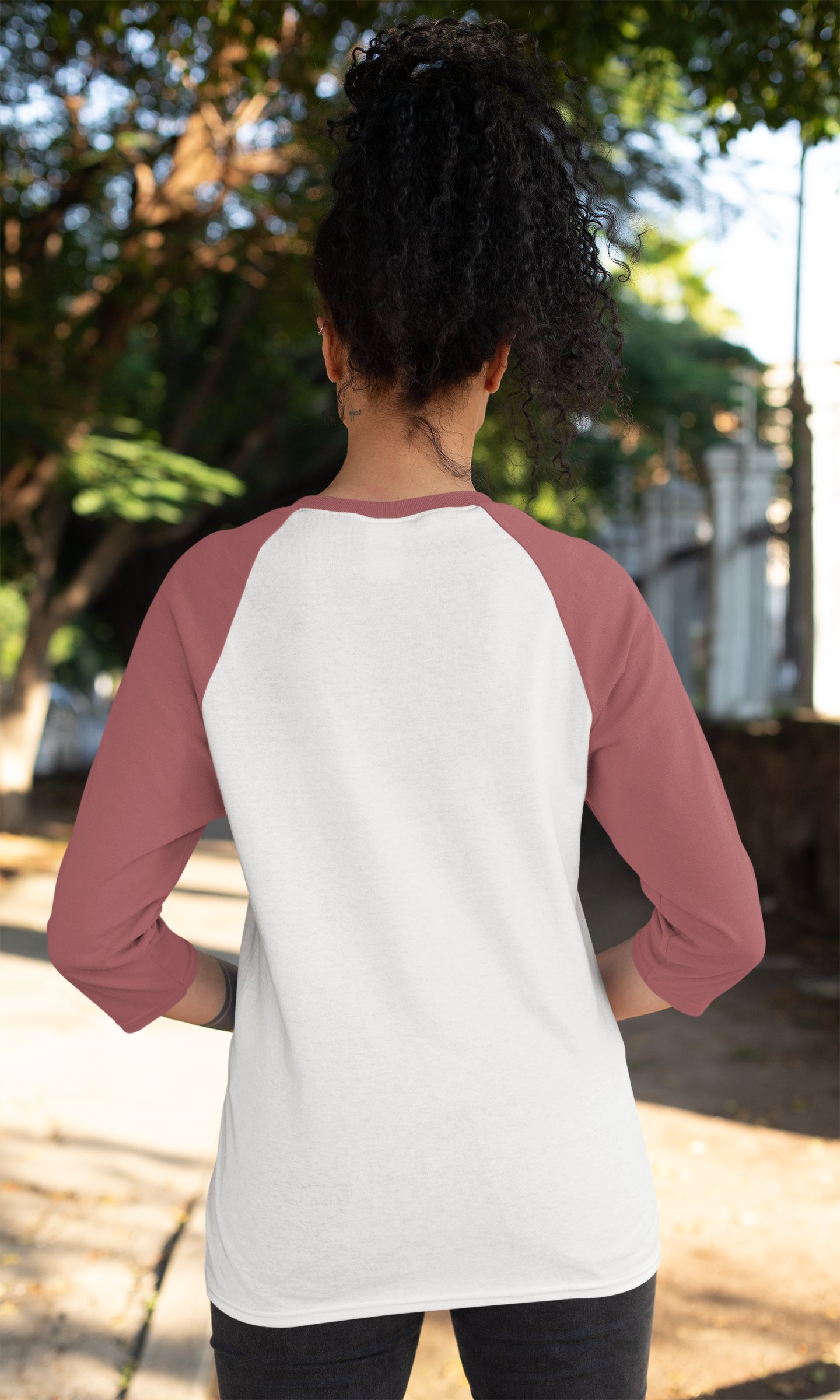 White Cardinal HTR Men Premium 180 Raglan Full Sleeve