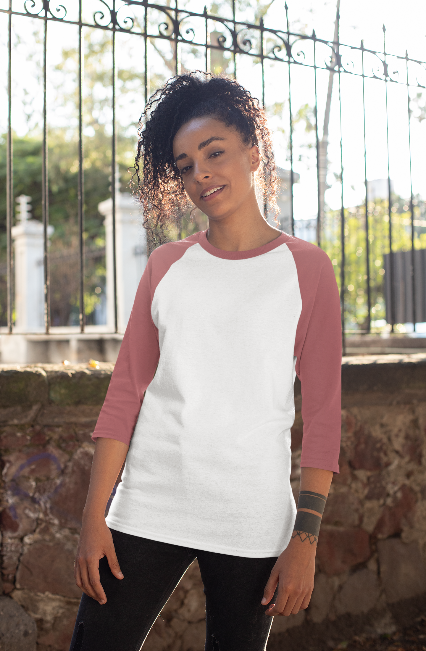 White Cardinal HTR Men Premium 180 Raglan Full Sleeve