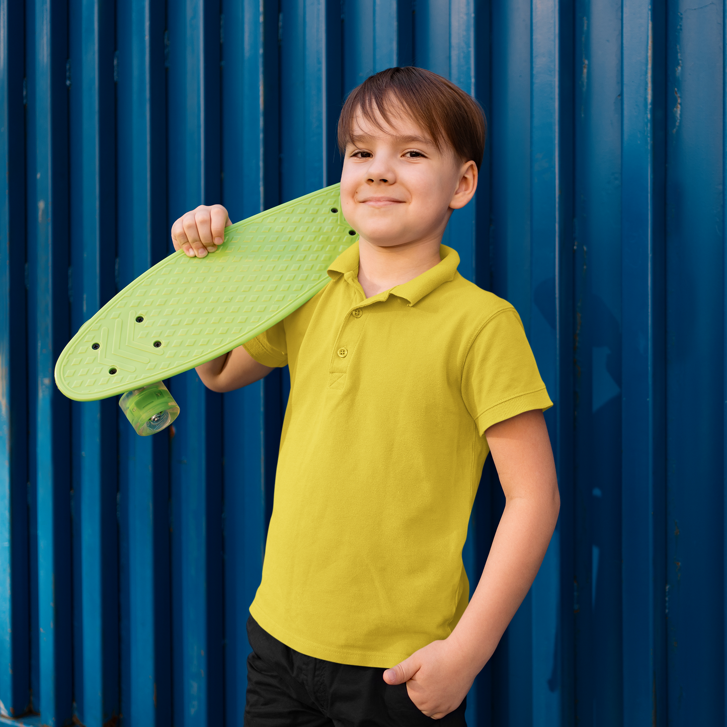 Yellow Kids premium Toddler Polo
