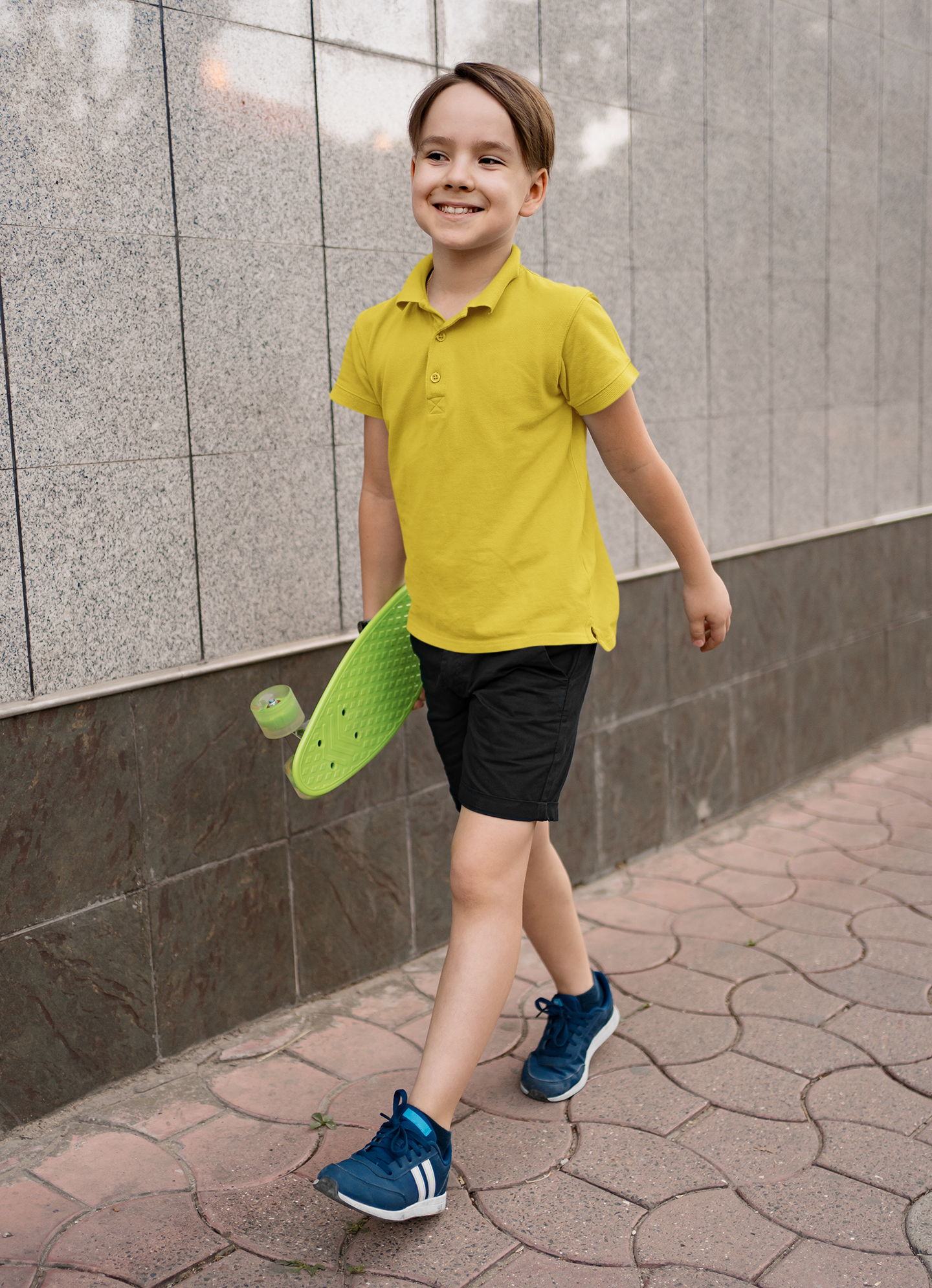 Yellow Kids premium TEE Polo