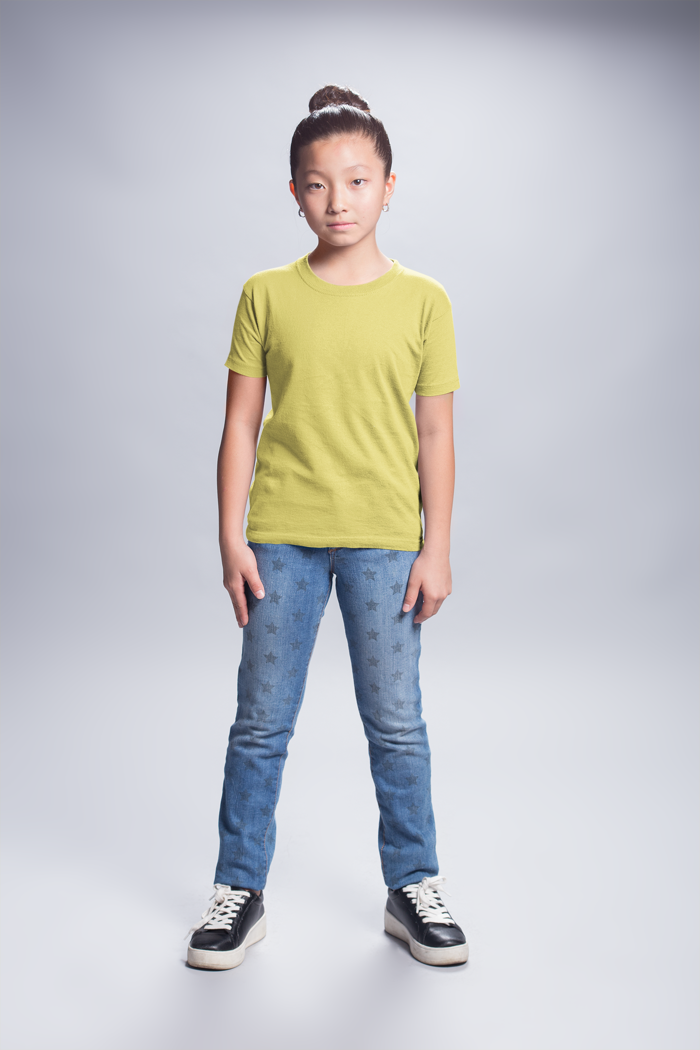 Yellow Kids Premium 160 Round Neck