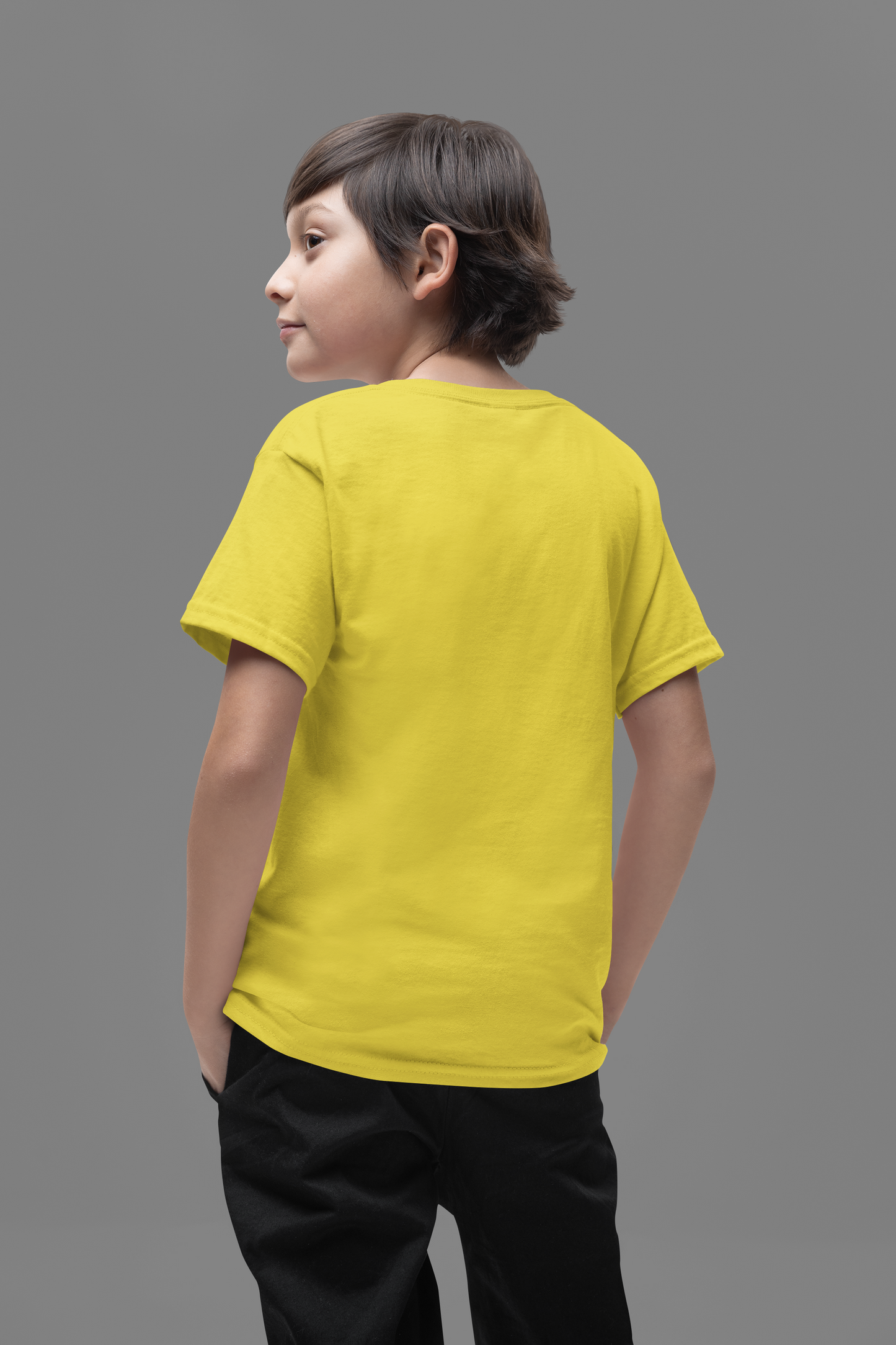 Yellow Kids Premium 160 Round Neck