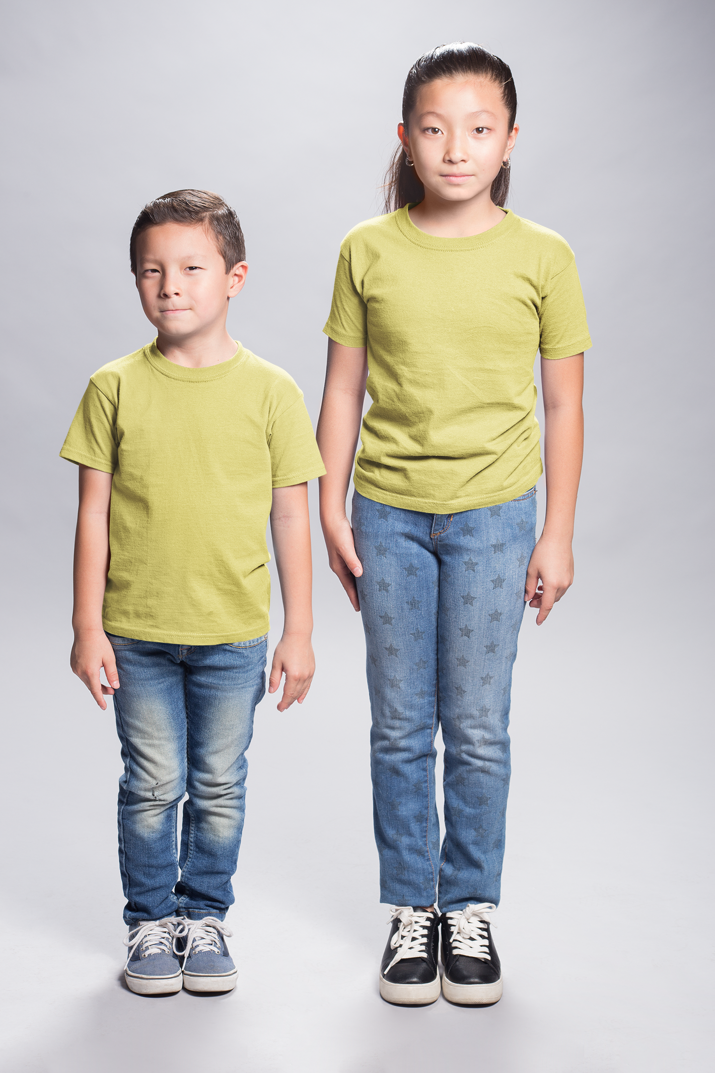 Yellow Kids Premium 160 Toddler Round Neck