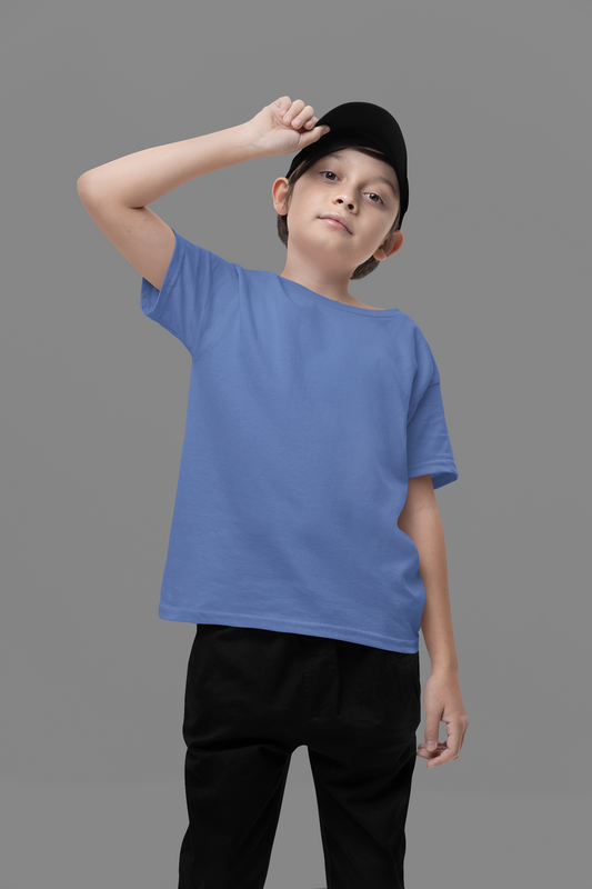Royal Blue Kids Premium 160 Toddler Round Neck