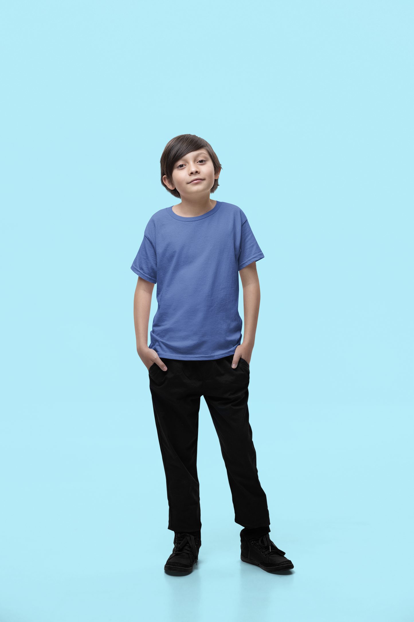 Royal Blue Kids Premium 160 Round Neck