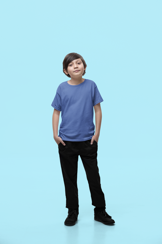 Royal Blue Kids Premium 160 Round Neck