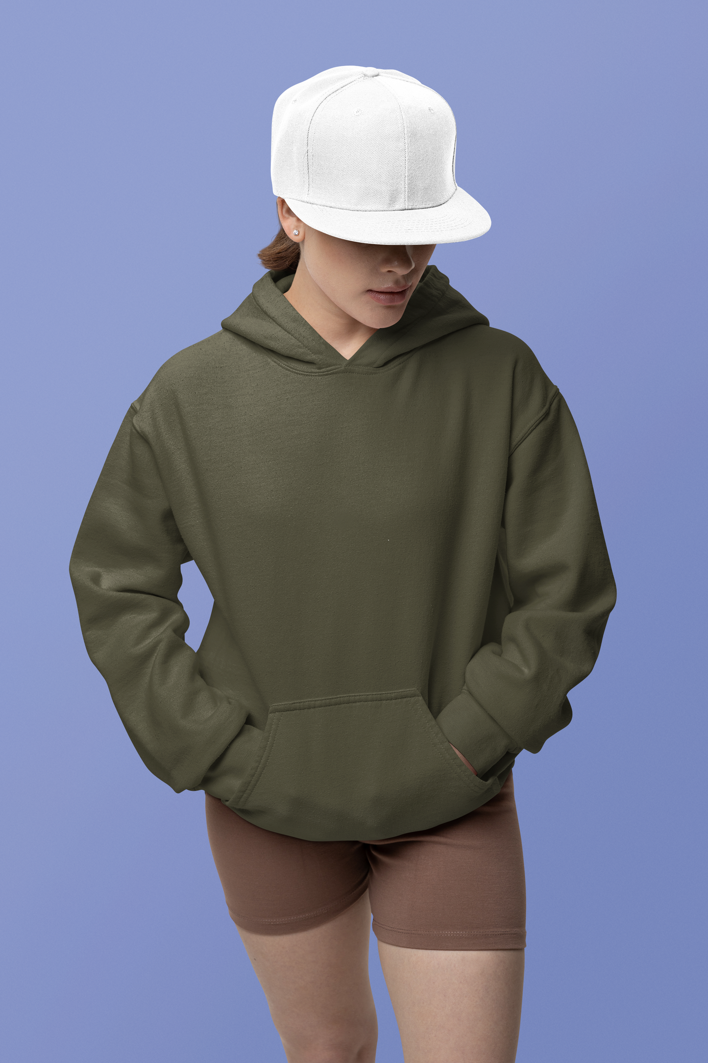 Olive Green Snowsoft Unisex Pullover Hoodie