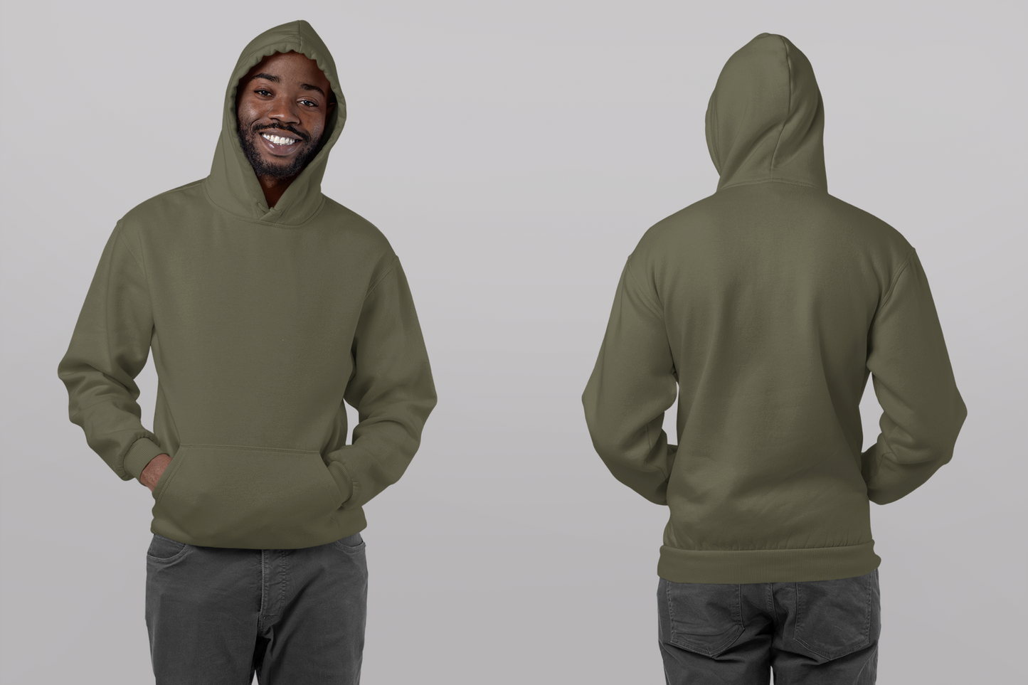 Olive Green Snowsoft Unisex Pullover Hoodie