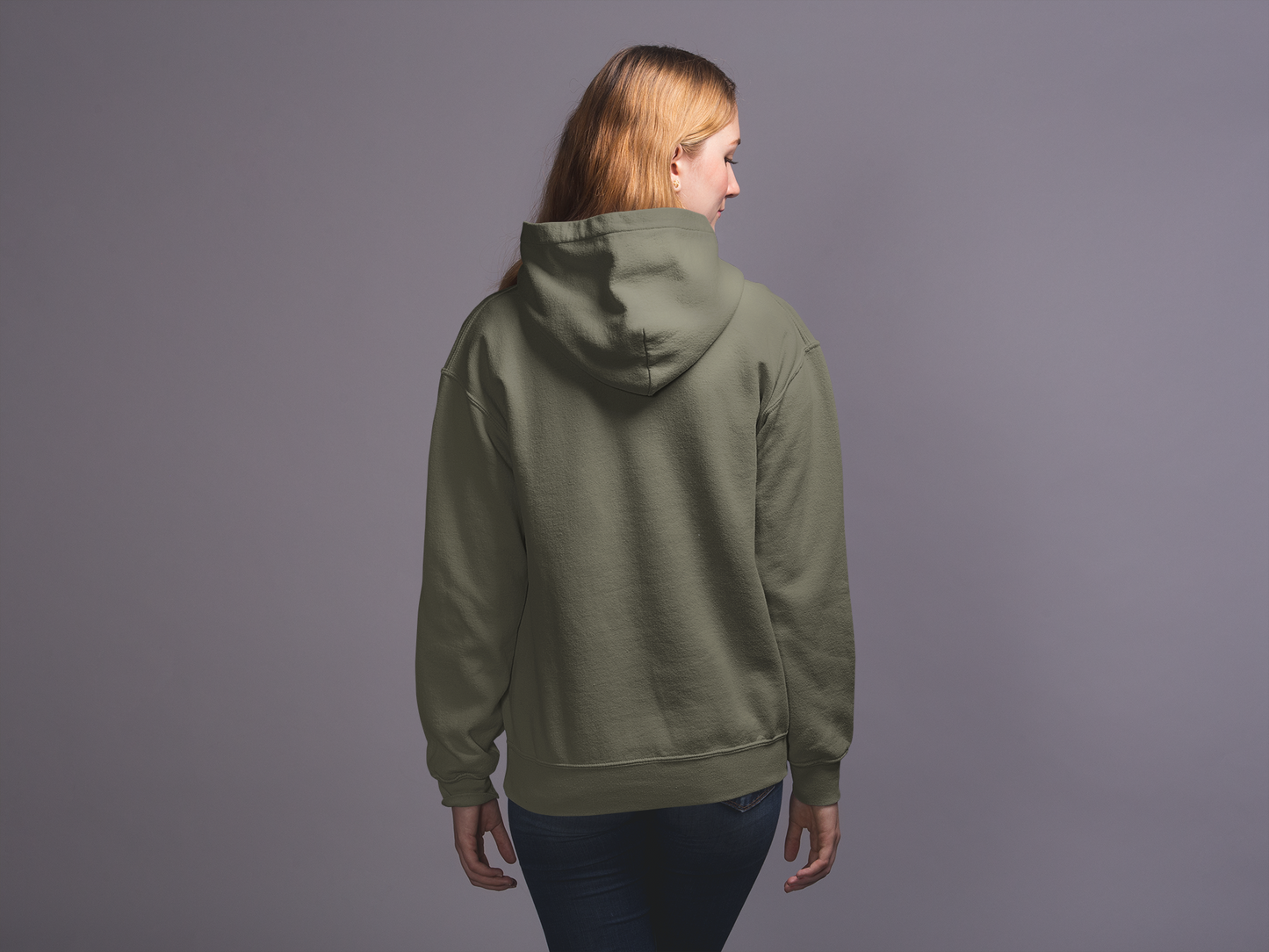 Olive Green Snowsoft Unisex Pullover Hoodie