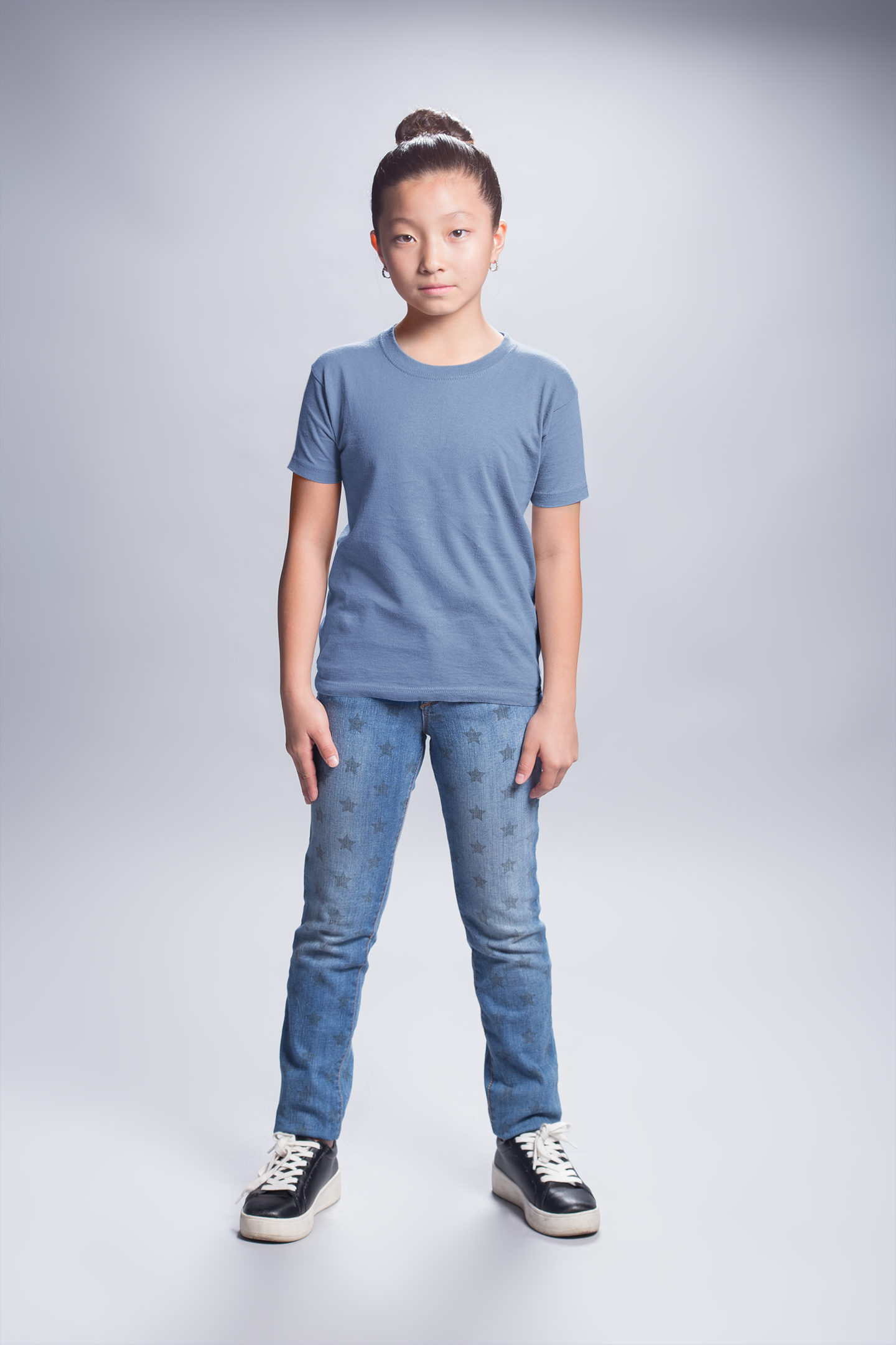 Royal Blue Kids Premium 160 Round Neck