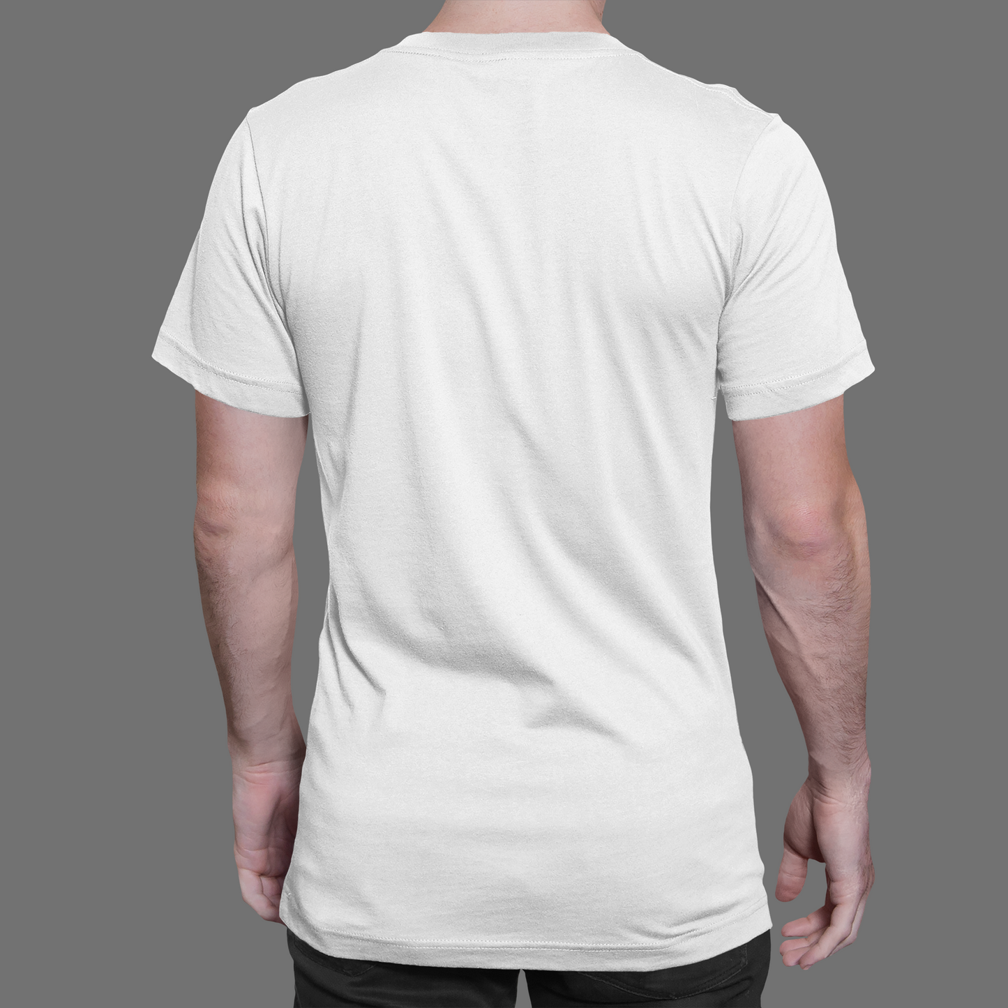White Platinum 180 GSM Unisex Round Neck