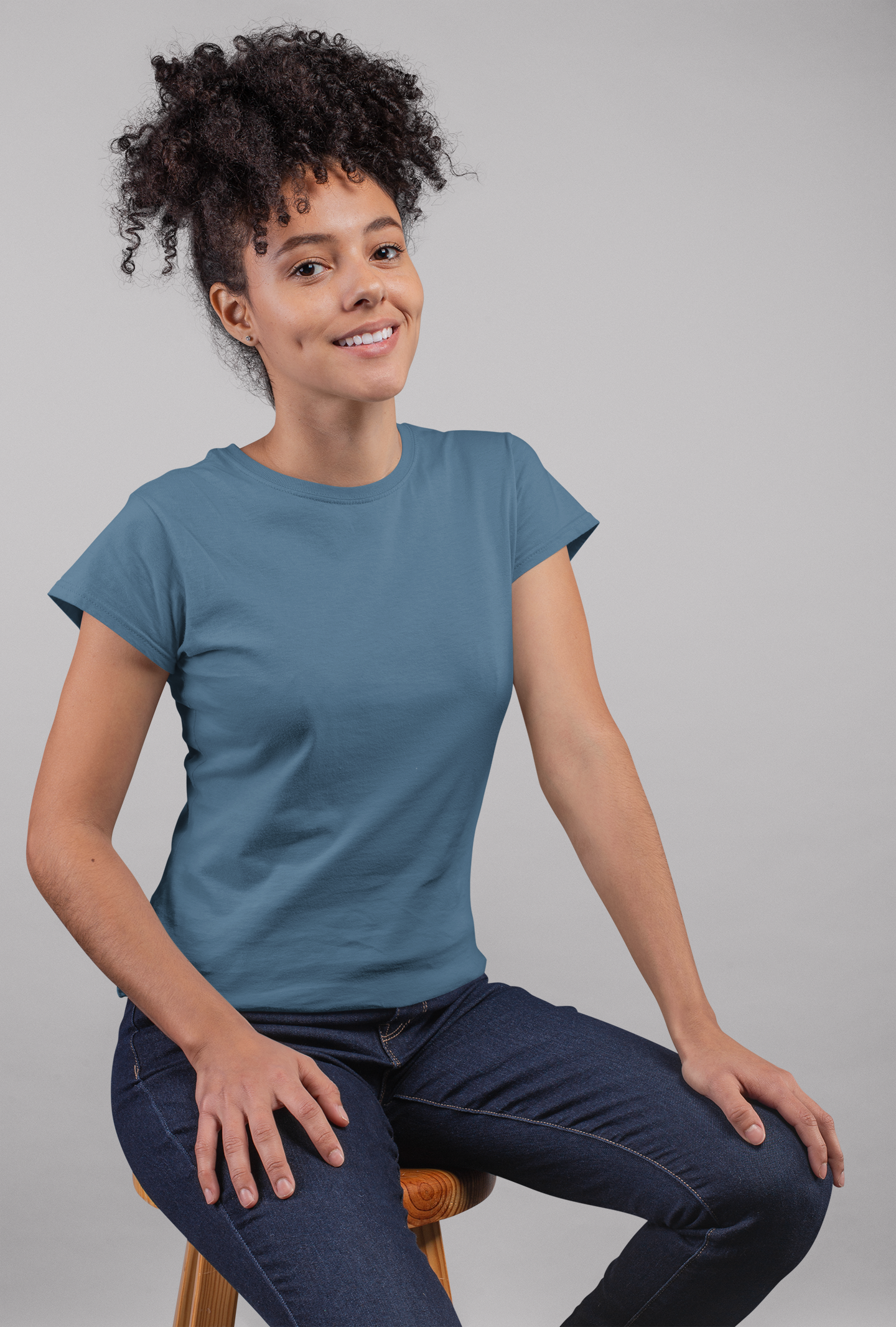 Petrol Blue Premium 160 GSM Unisex Round Neck