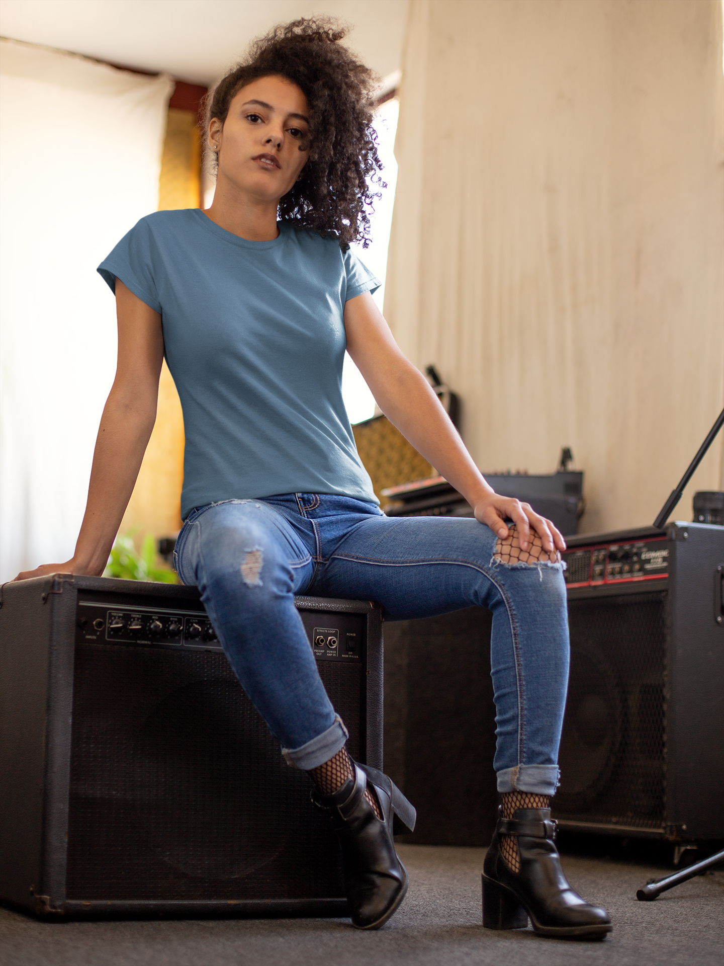 Petrol Blue Premium 160 GSM Unisex Round Neck
