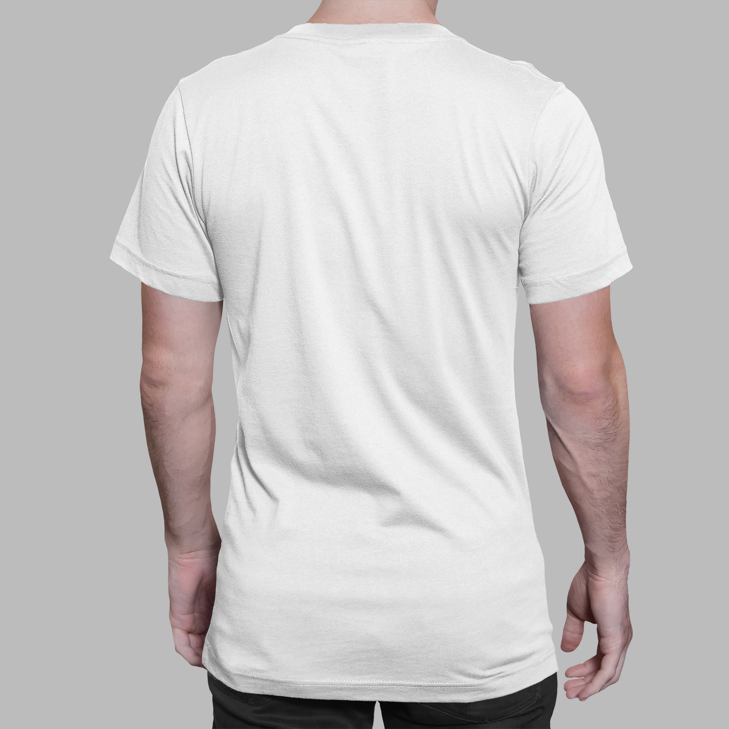 White Premium 160 GSM Unisex Round Neck