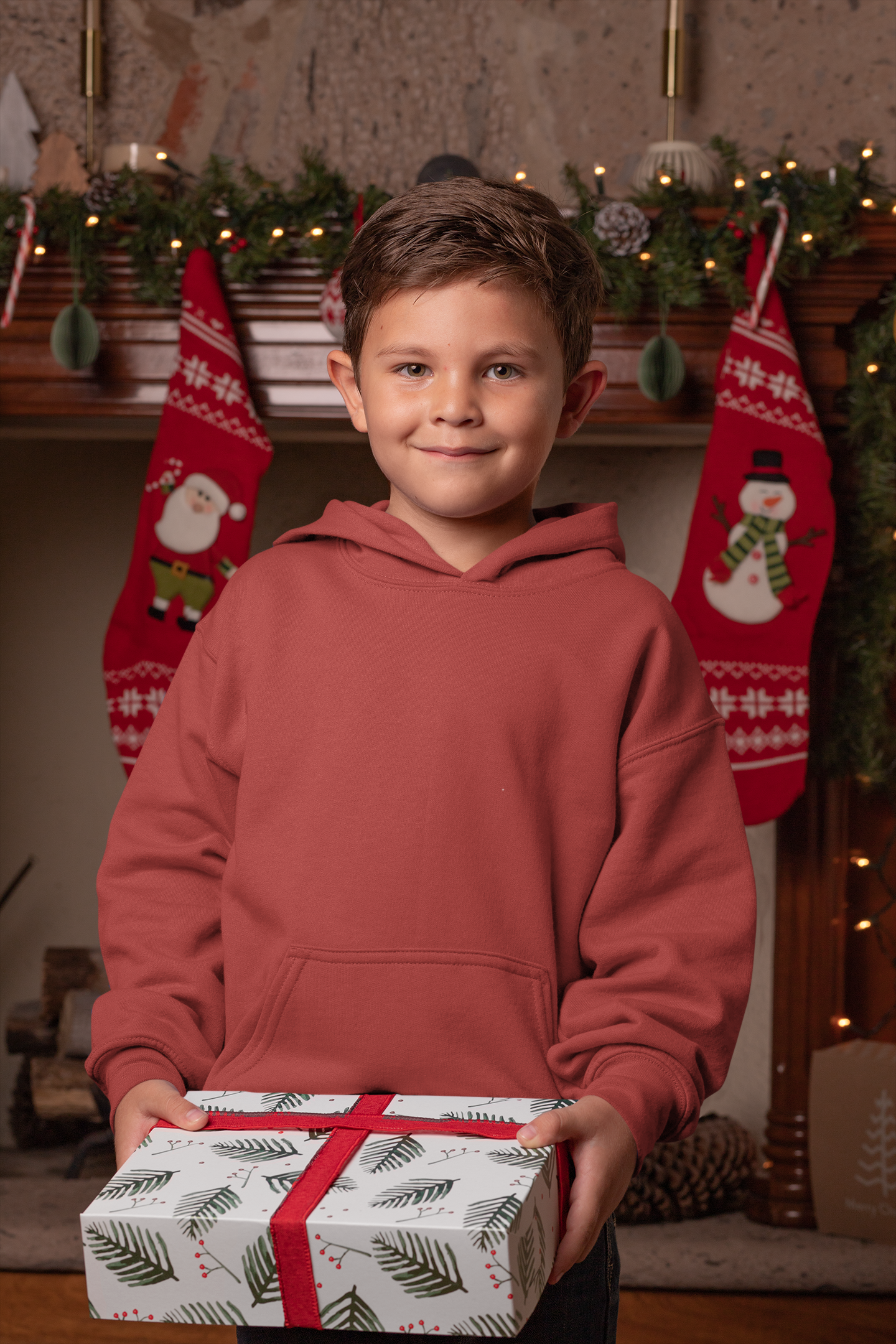 Red Kids premium Snowsoft Pullover Hoodie