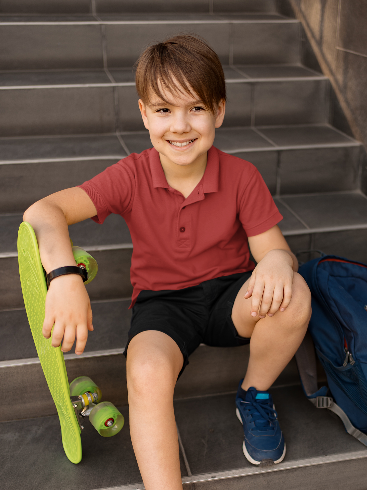 Red Kids premium TEE Polo