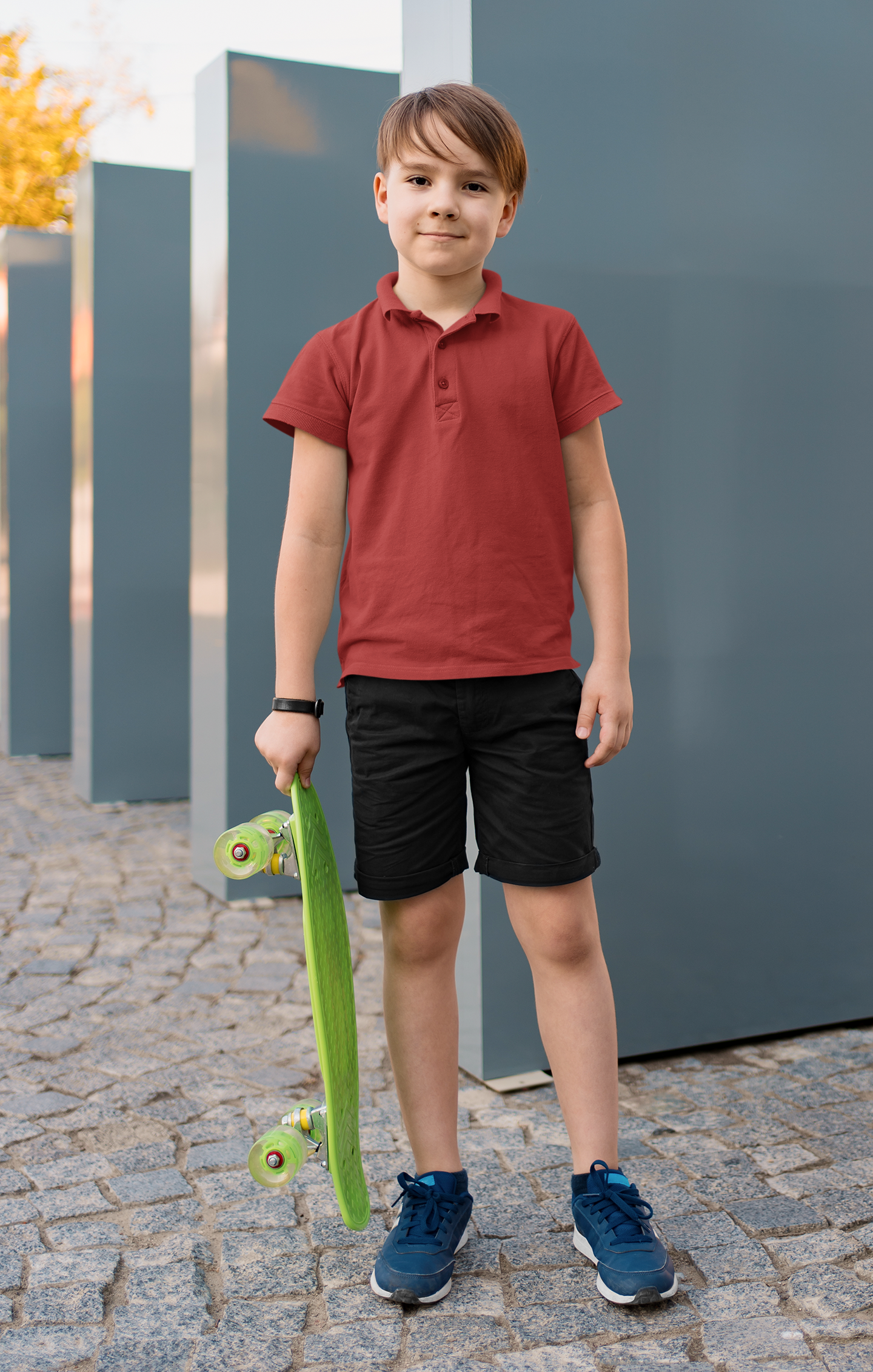 Red Kids premium Toddler Polo