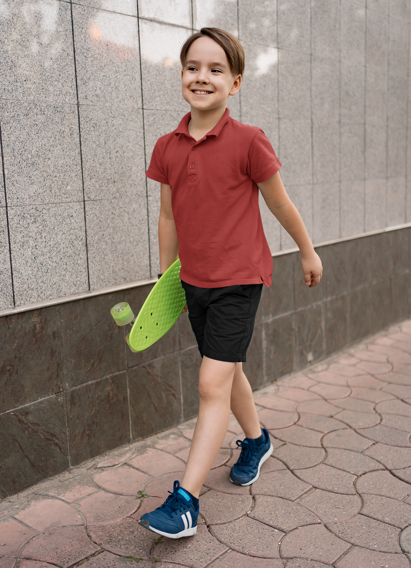 Red Kids premium Toddler Polo