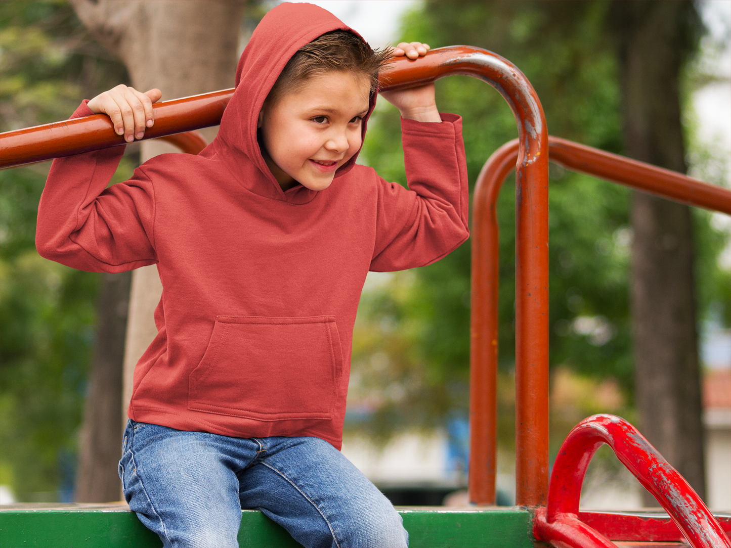 Red Kids premium Snowsoft Pullover Hoodie