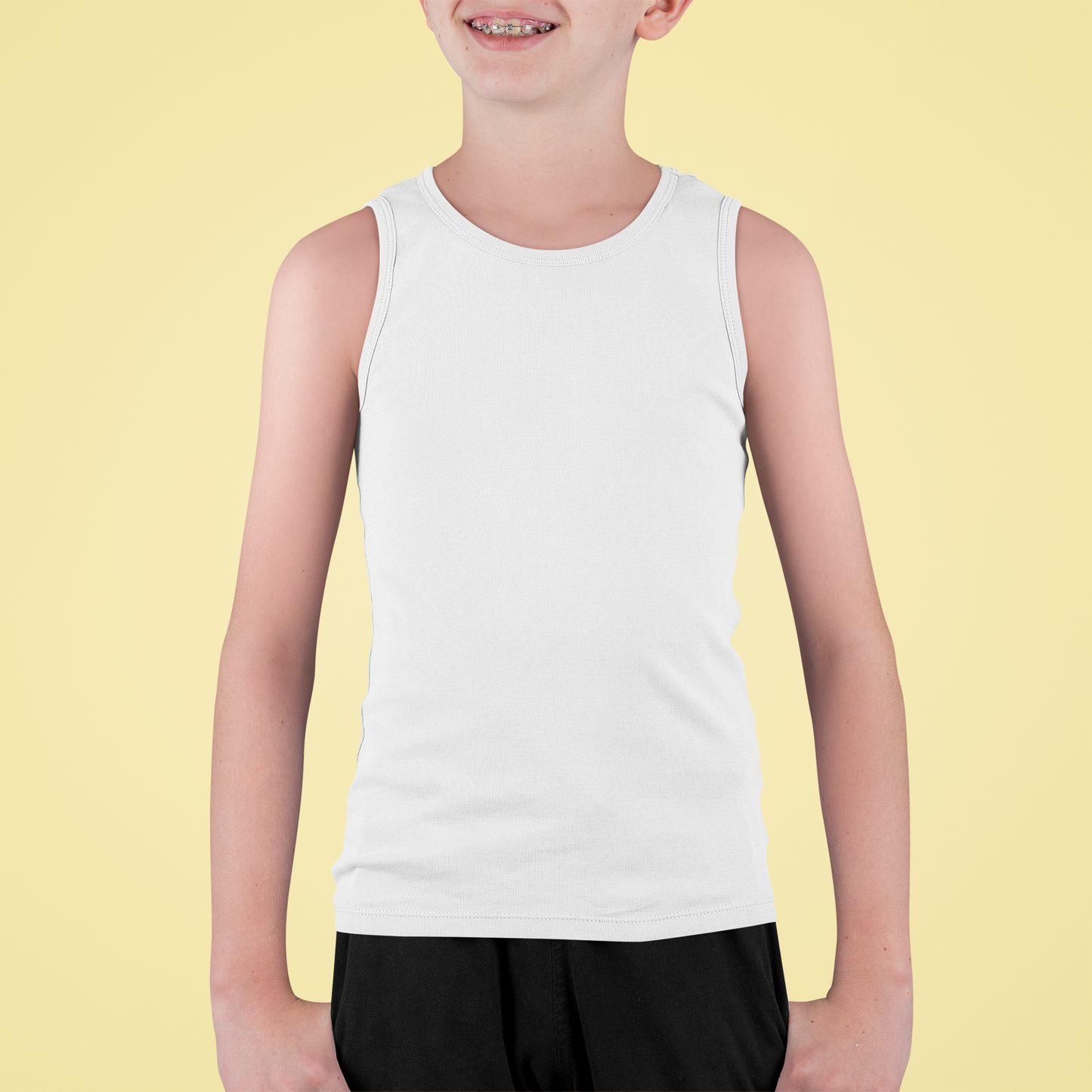 White Kids premium 160  Tank Top