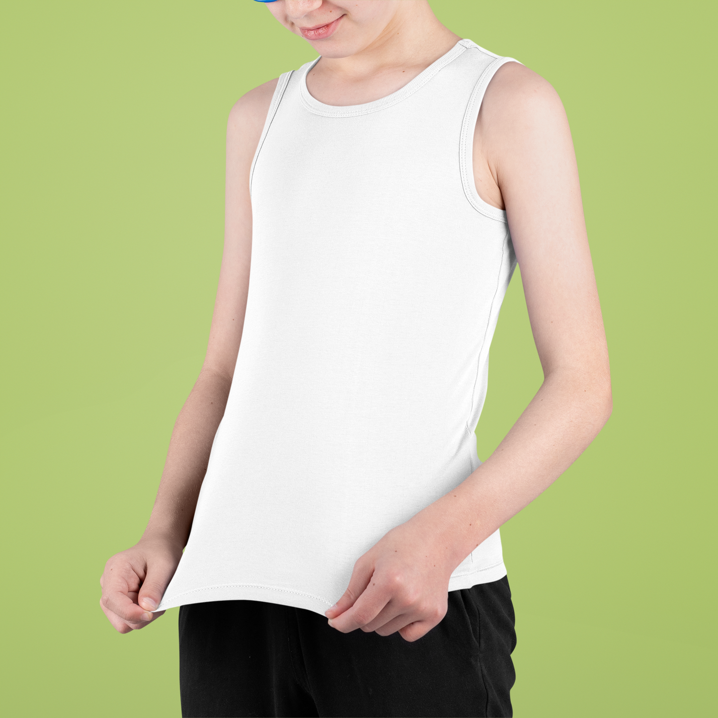 White Kids premium 160  Tank Top