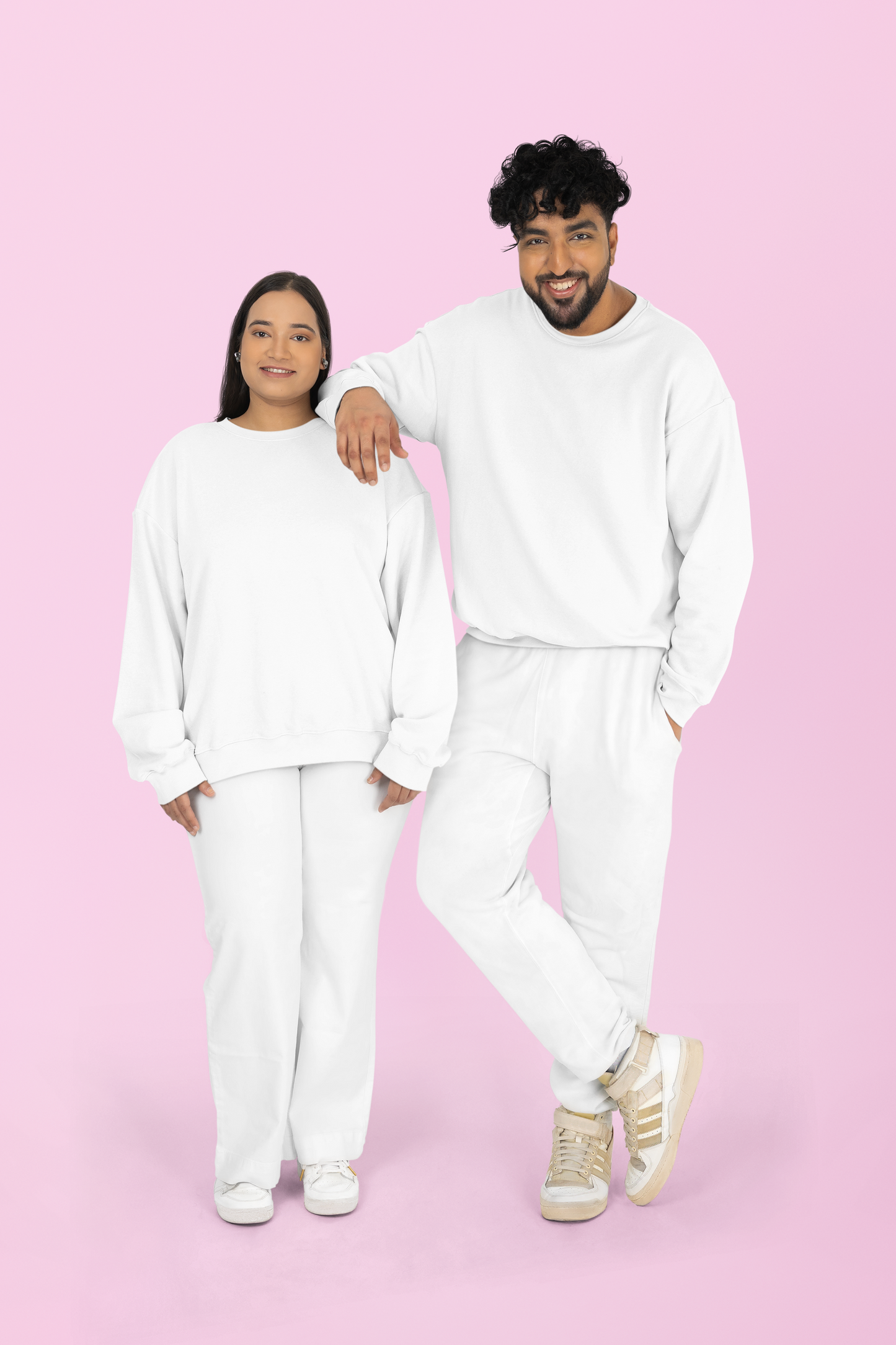 White Snowsoft Unisex Sweatshirt
