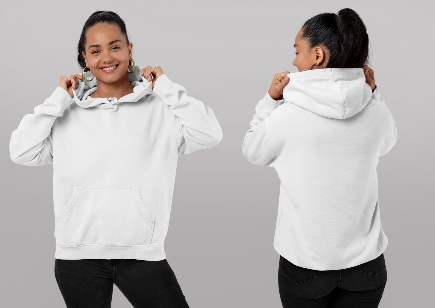 White Snowsoft Unisex Pullover Hoodie