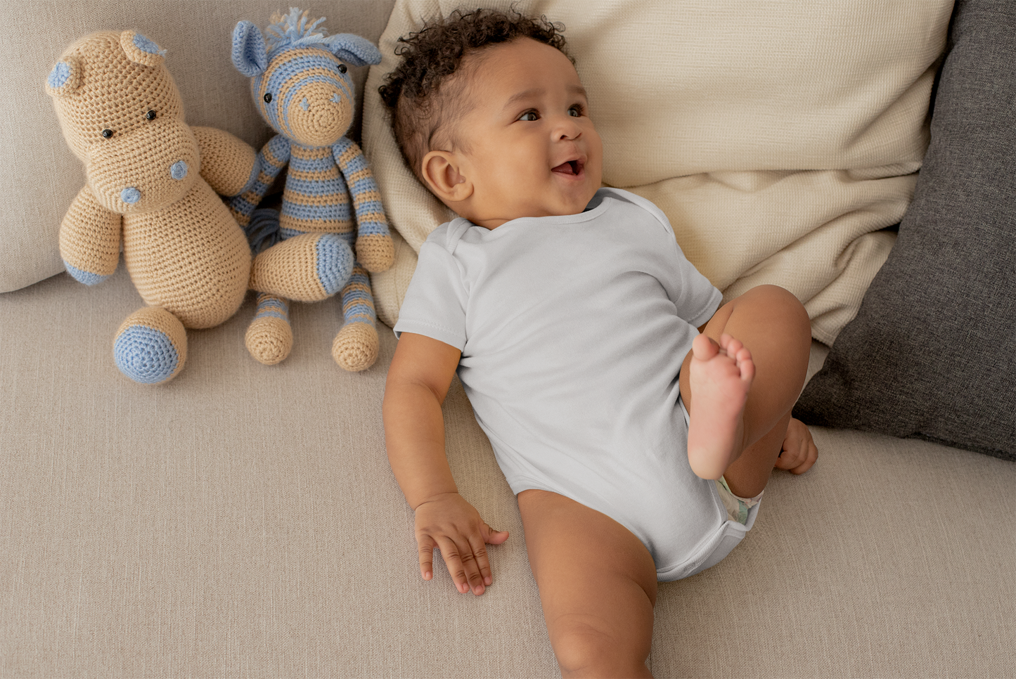Grey HTR Kids Premium 160 Infant Romper