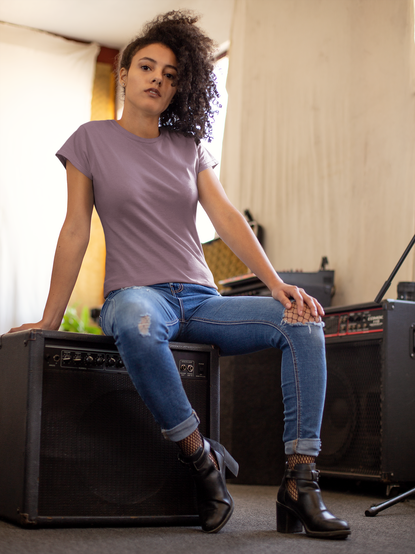 Mauve Premium 160 GSM Unisex Round Neck