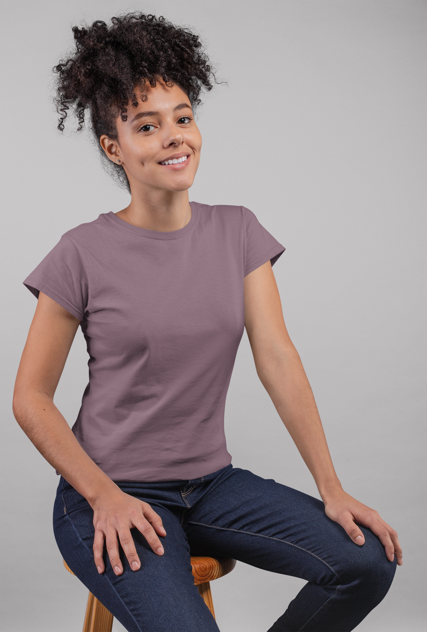 Mauve Premium 160 GSM Unisex Round Neck