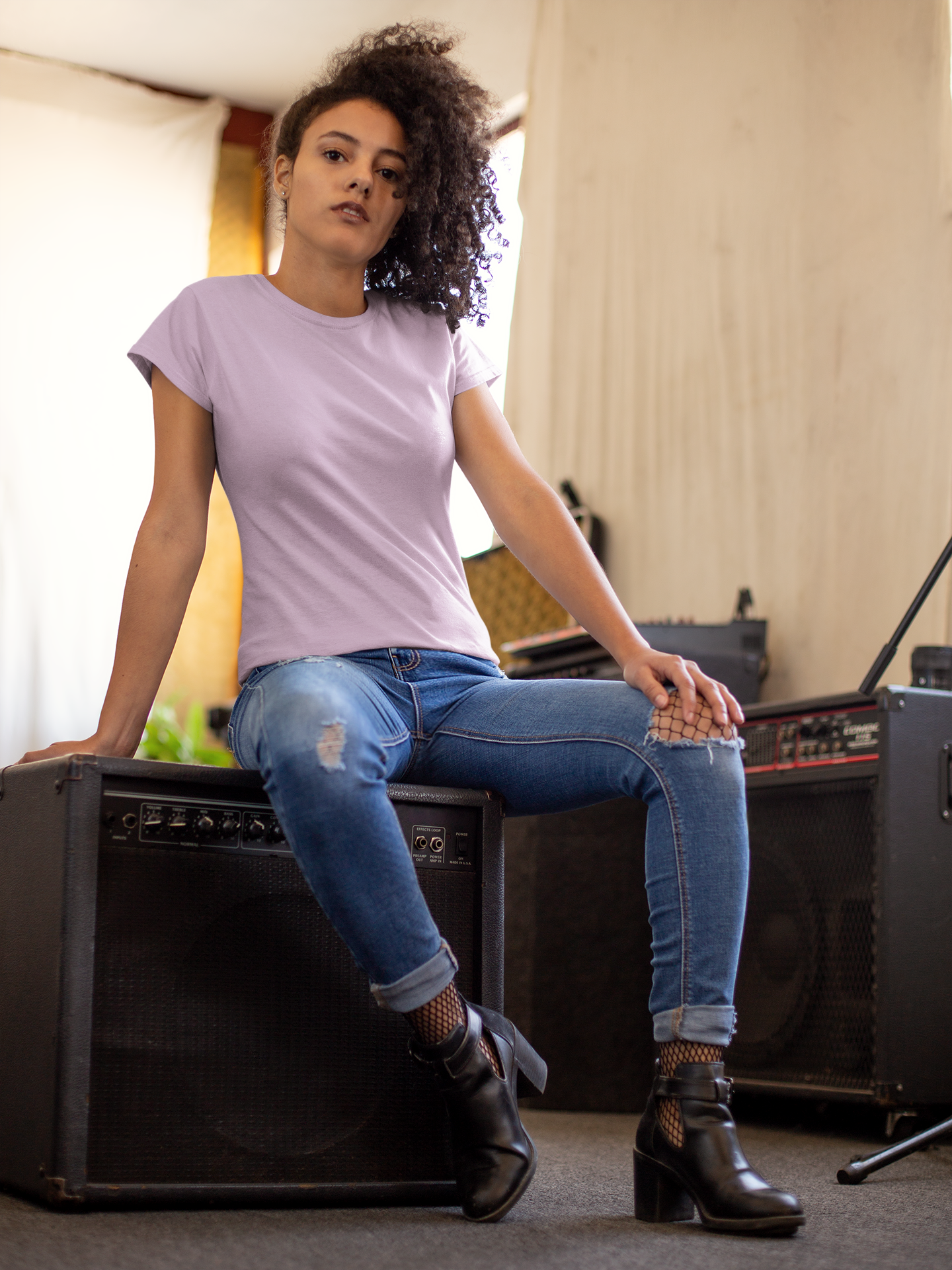 Lilac Premium 160 GSM Unisex Round Neck