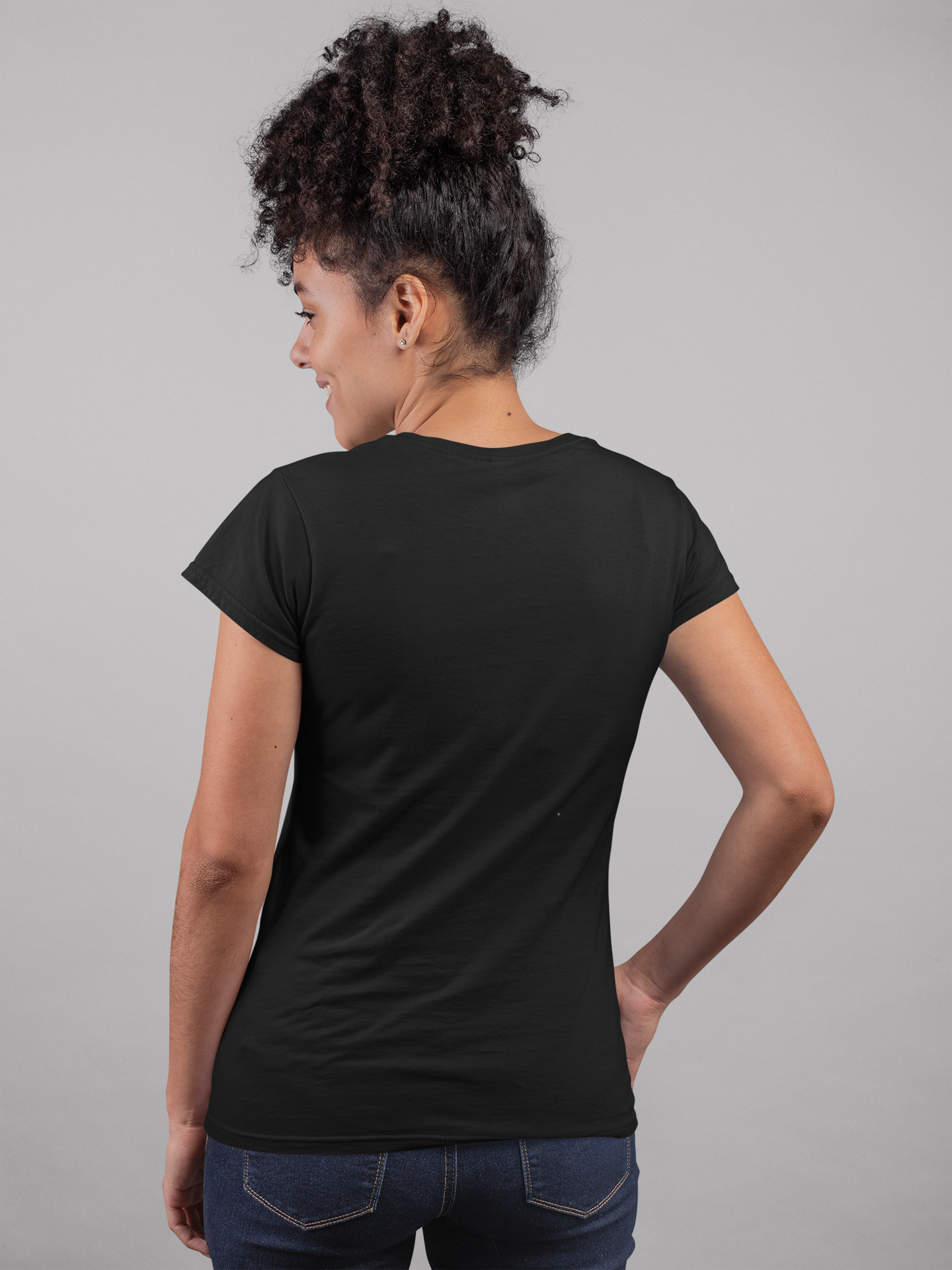 Black Premium 160 GSM Unisex Round Neck