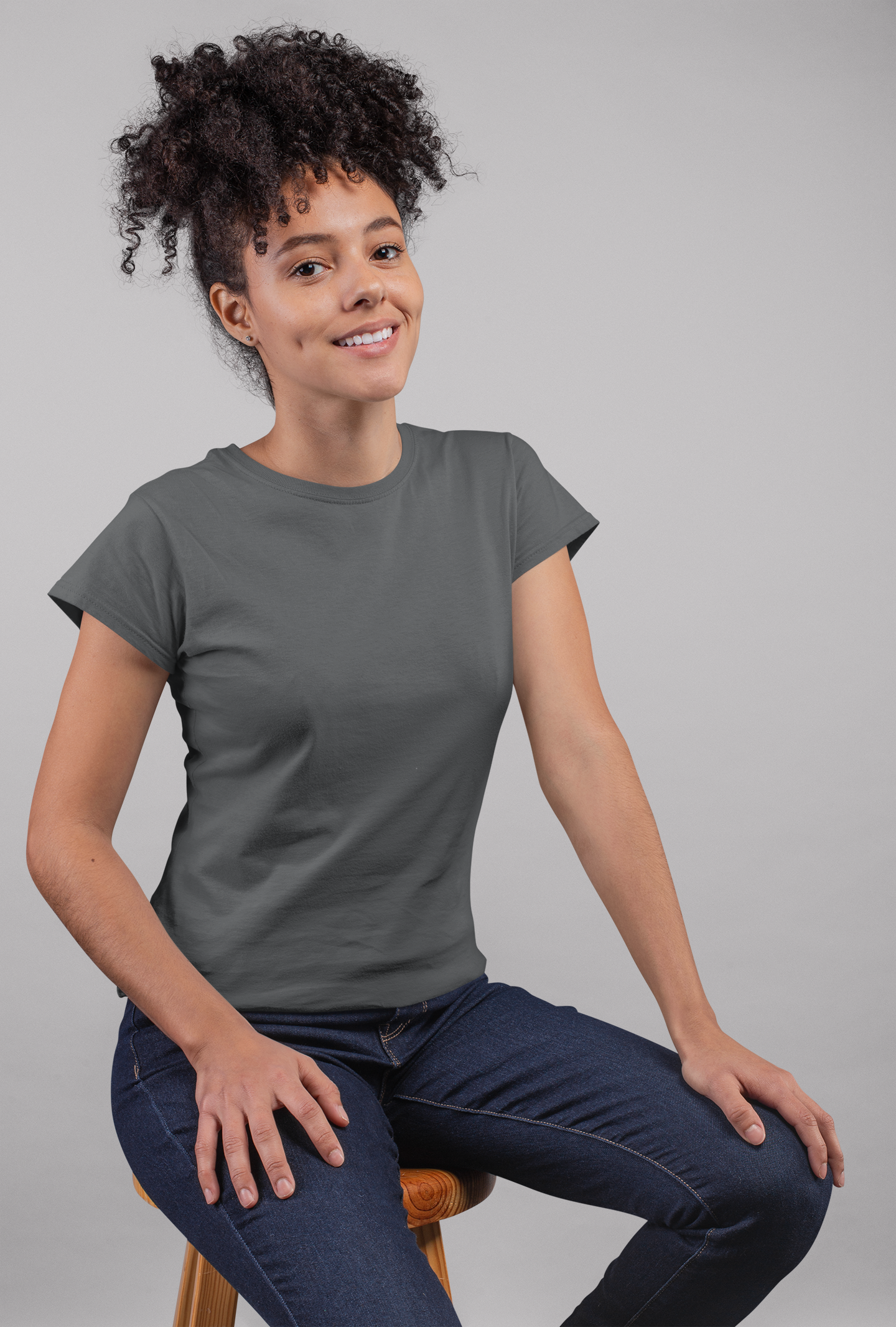 Asphalt Premium 160 GSM Unisex Round Neck