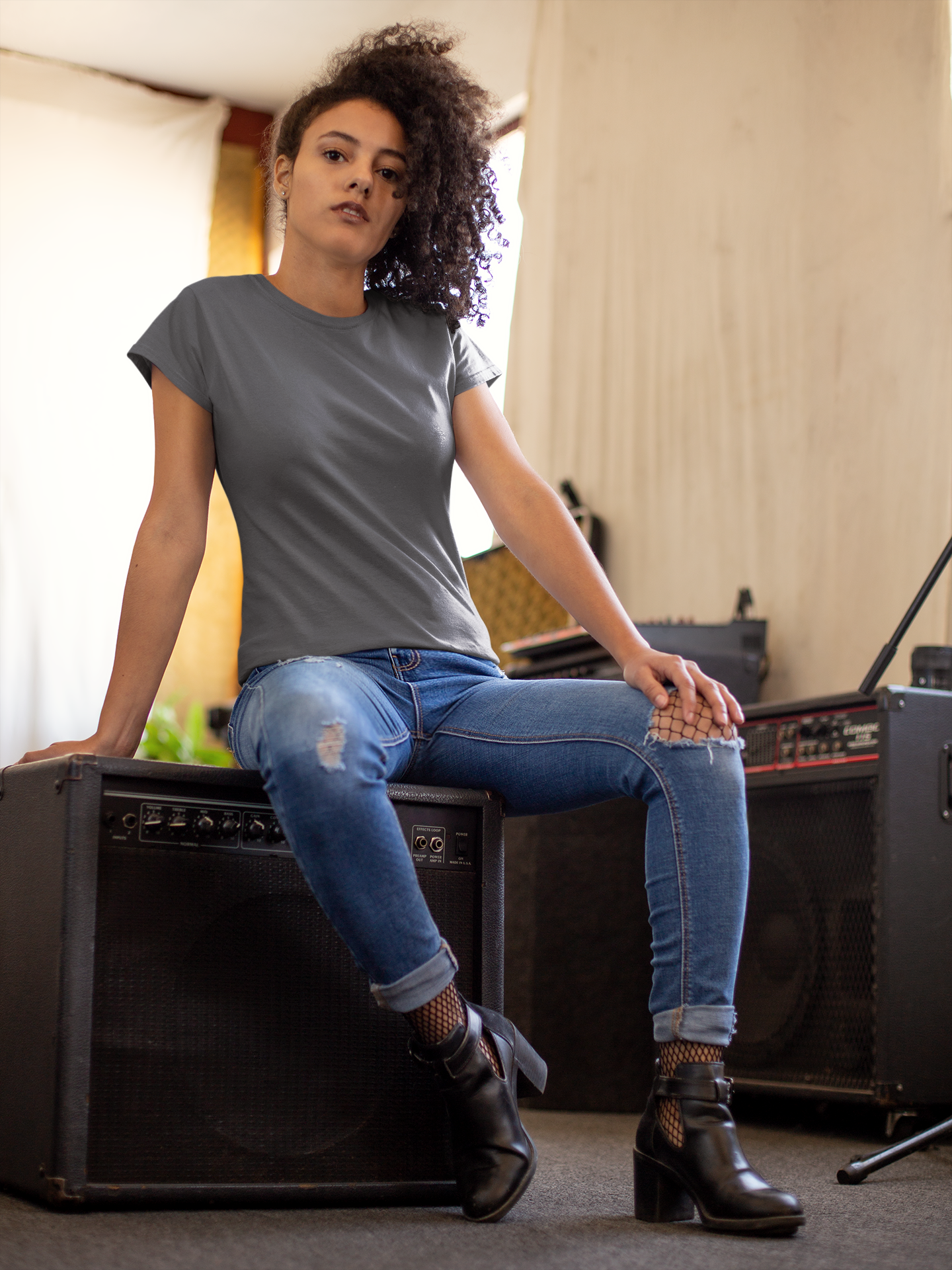Asphalt Premium 160 GSM Unisex Round Neck