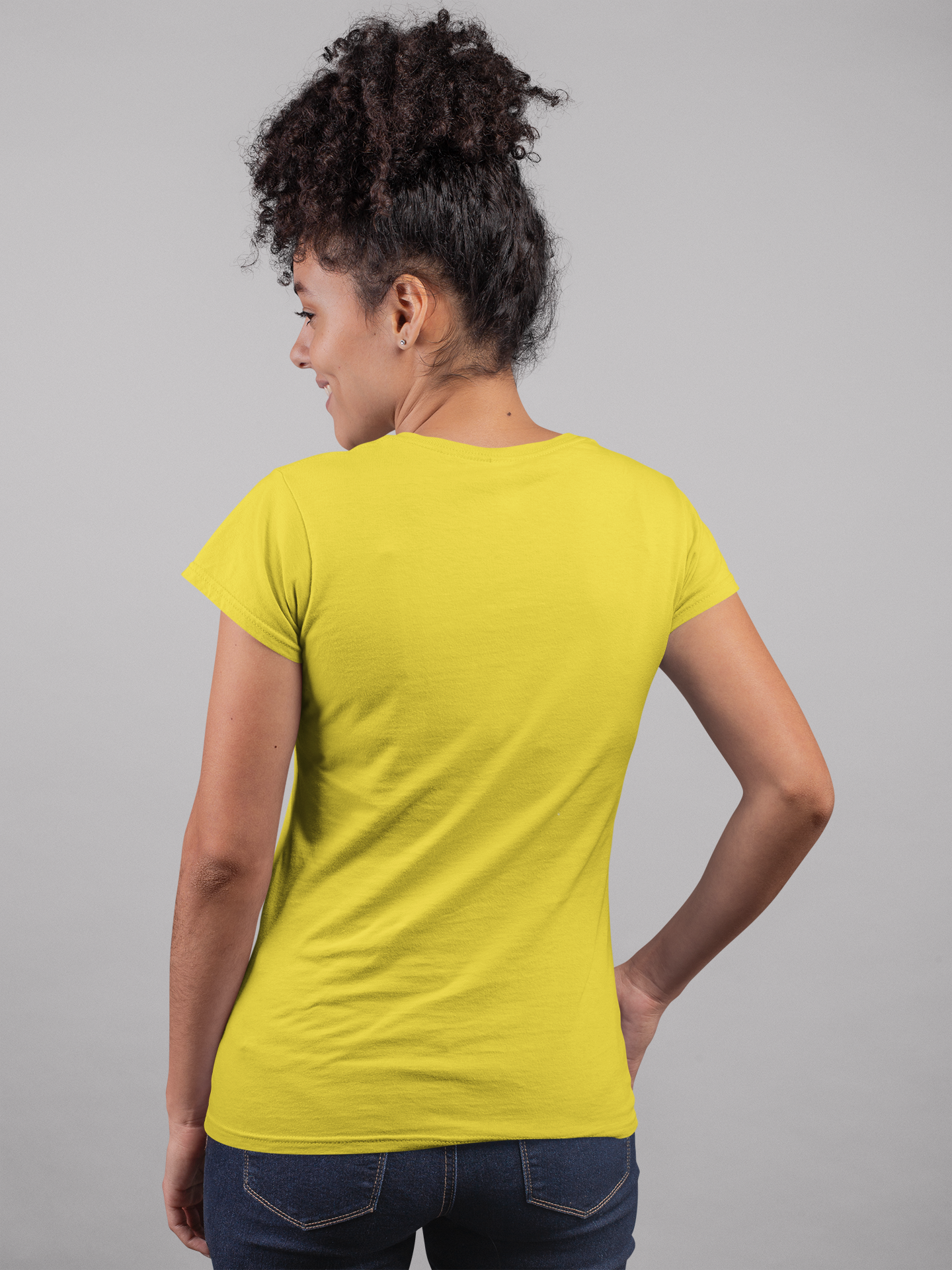 Yellow Premium 160 GSM Unisex Round Neck
