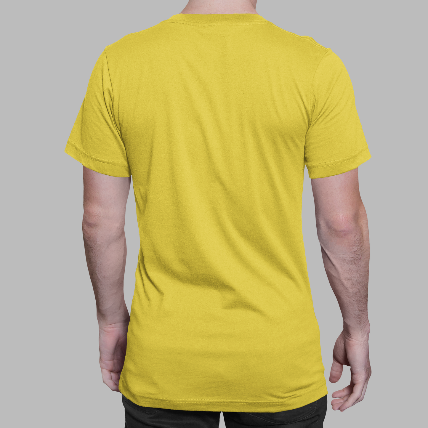 Yellow Premium 160 GSM Unisex Round Neck
