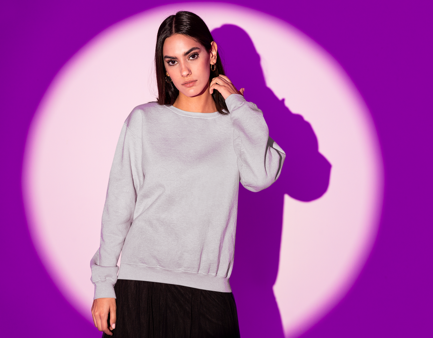 Grey HTR Snowsoft Unisex Sweatshirt