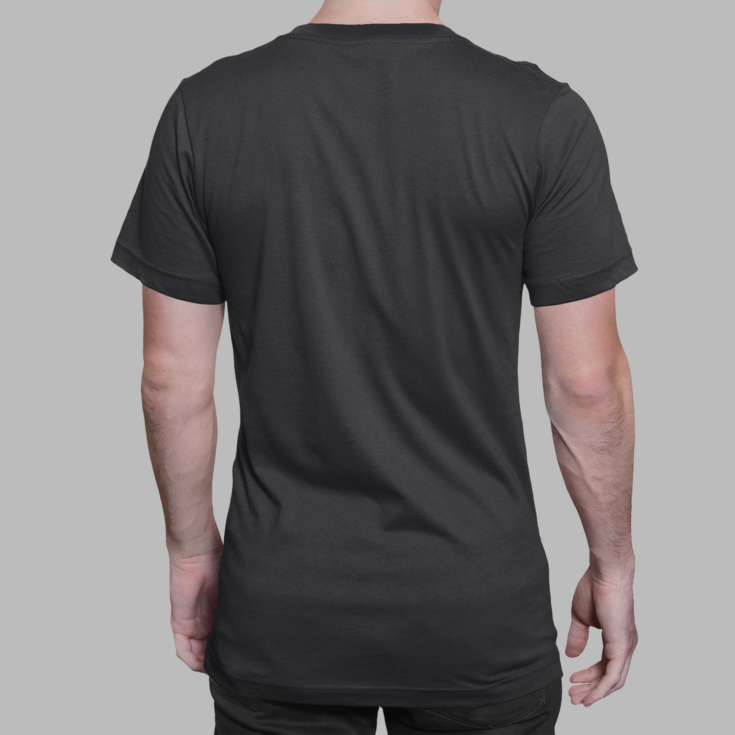 Black HTR Premium 160 GSM Unisex Round Neck